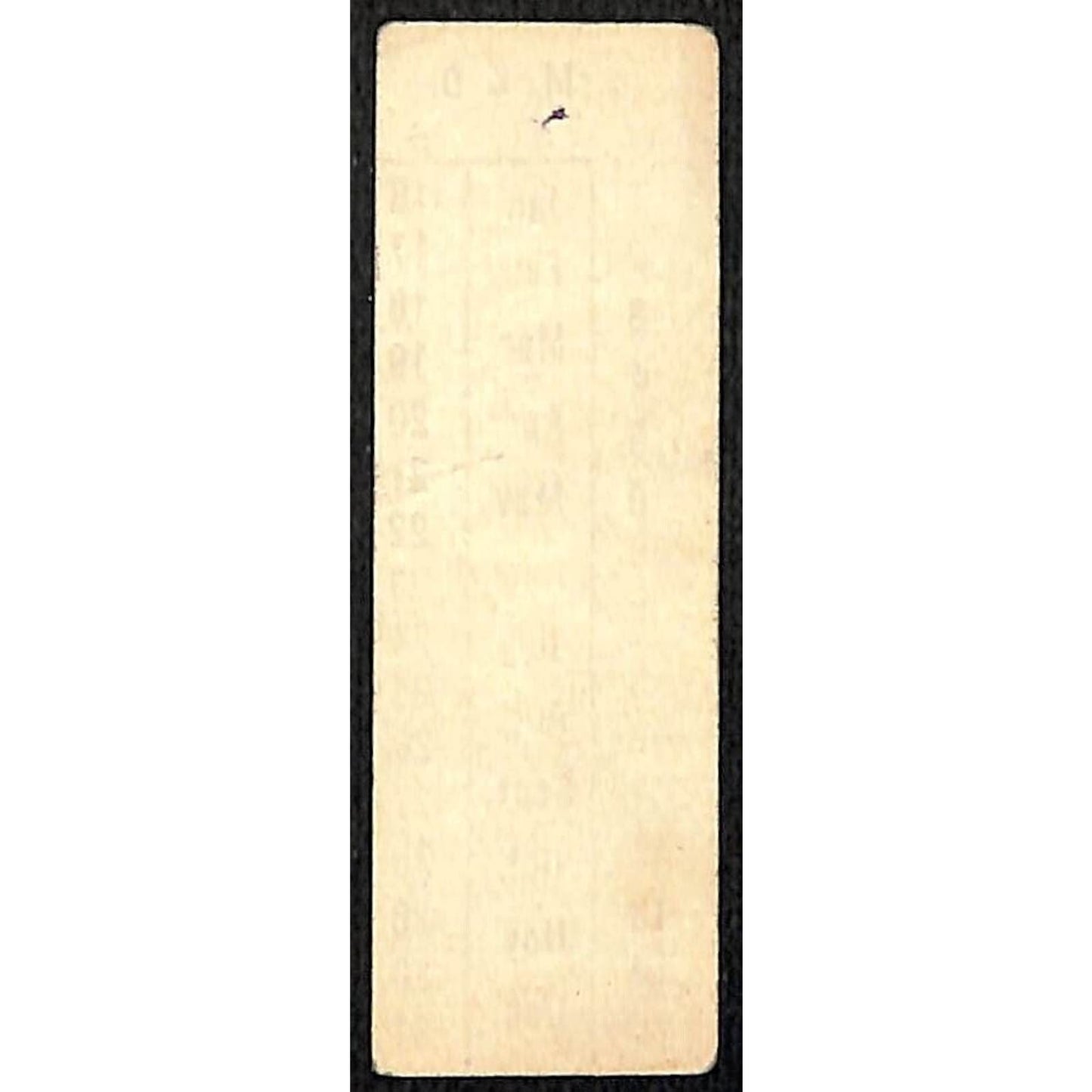 Gulf, Mobile and Ohio Railroad c1950's-60's Seat Check / Ticket