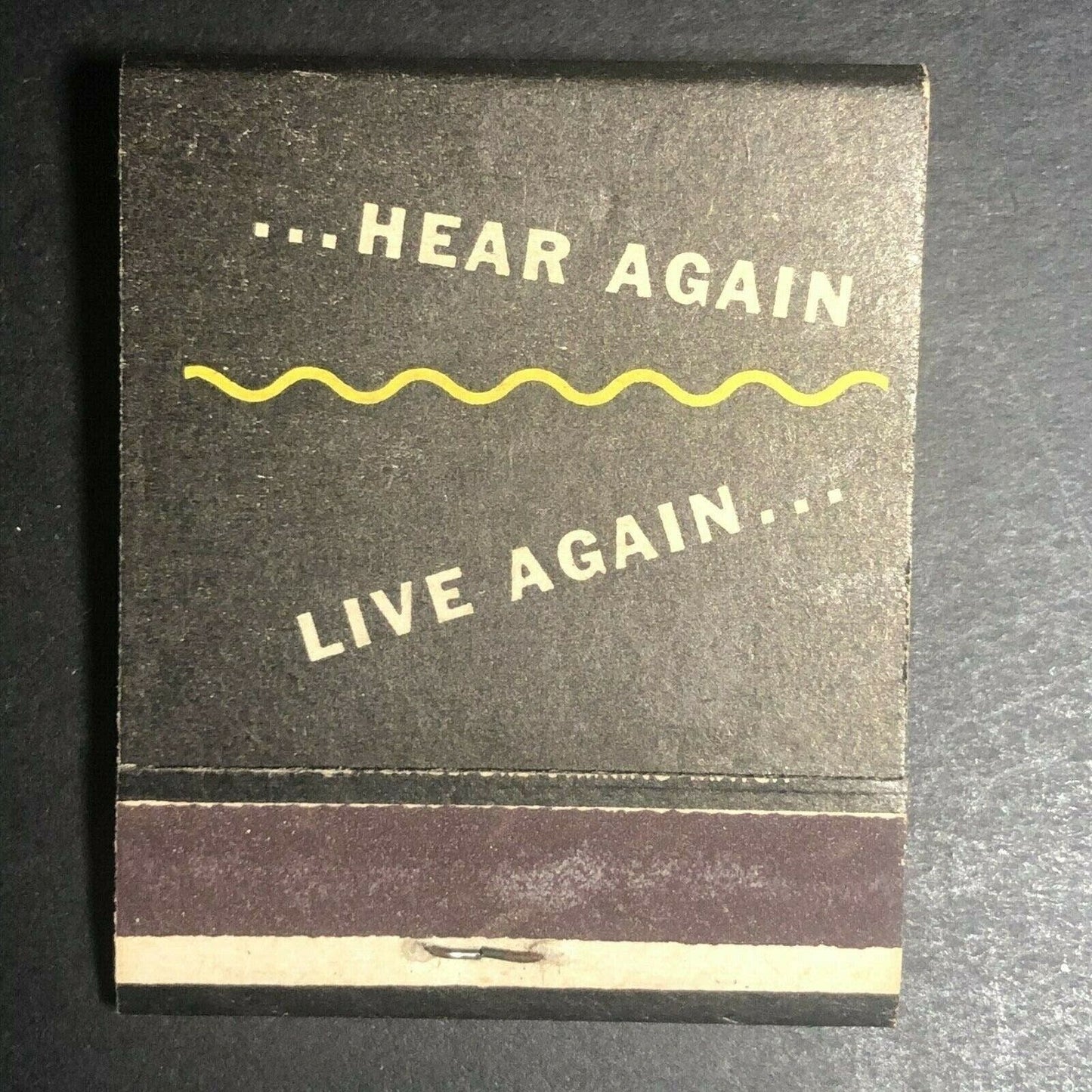 "Beltone Hearing Aid" "Hear Again - Live Again" c1960's-70's Full Matchbook