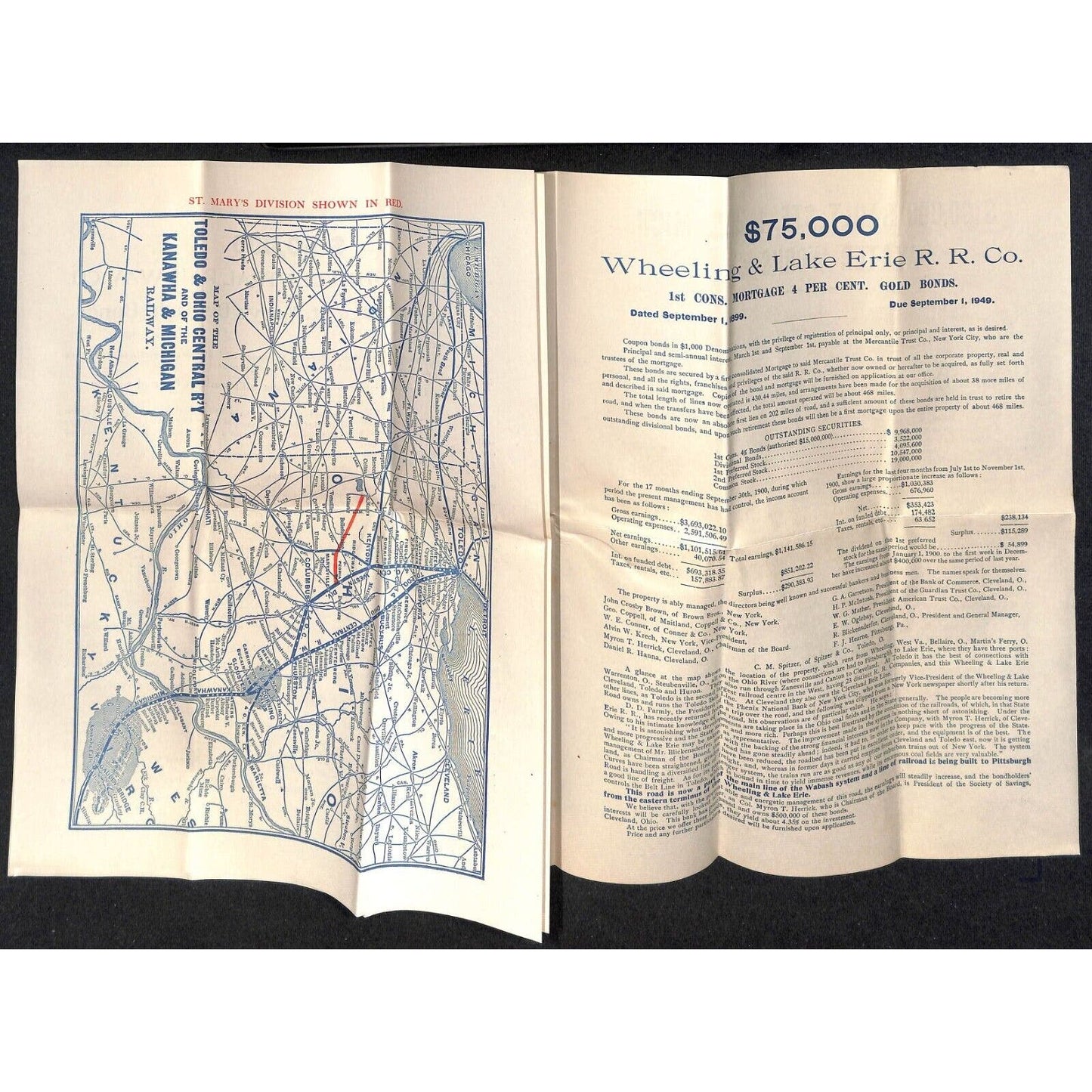 Newburgh ME Amos W. Knowlton* 1902 Spitzer & Co. NYC Bonds Incl. Railroad 8pp*