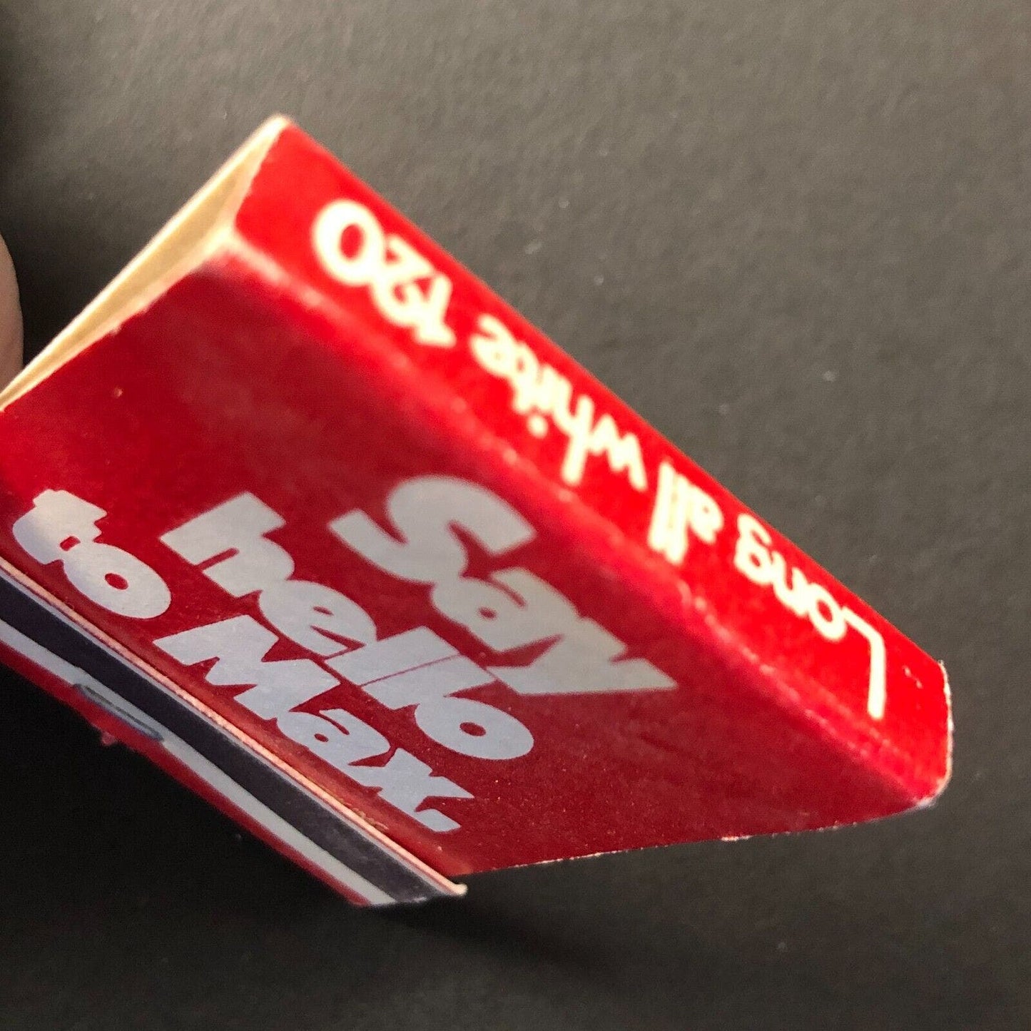 Max Cigarettes "Say Hello to Max" Full Matchbook c1975 Scarce