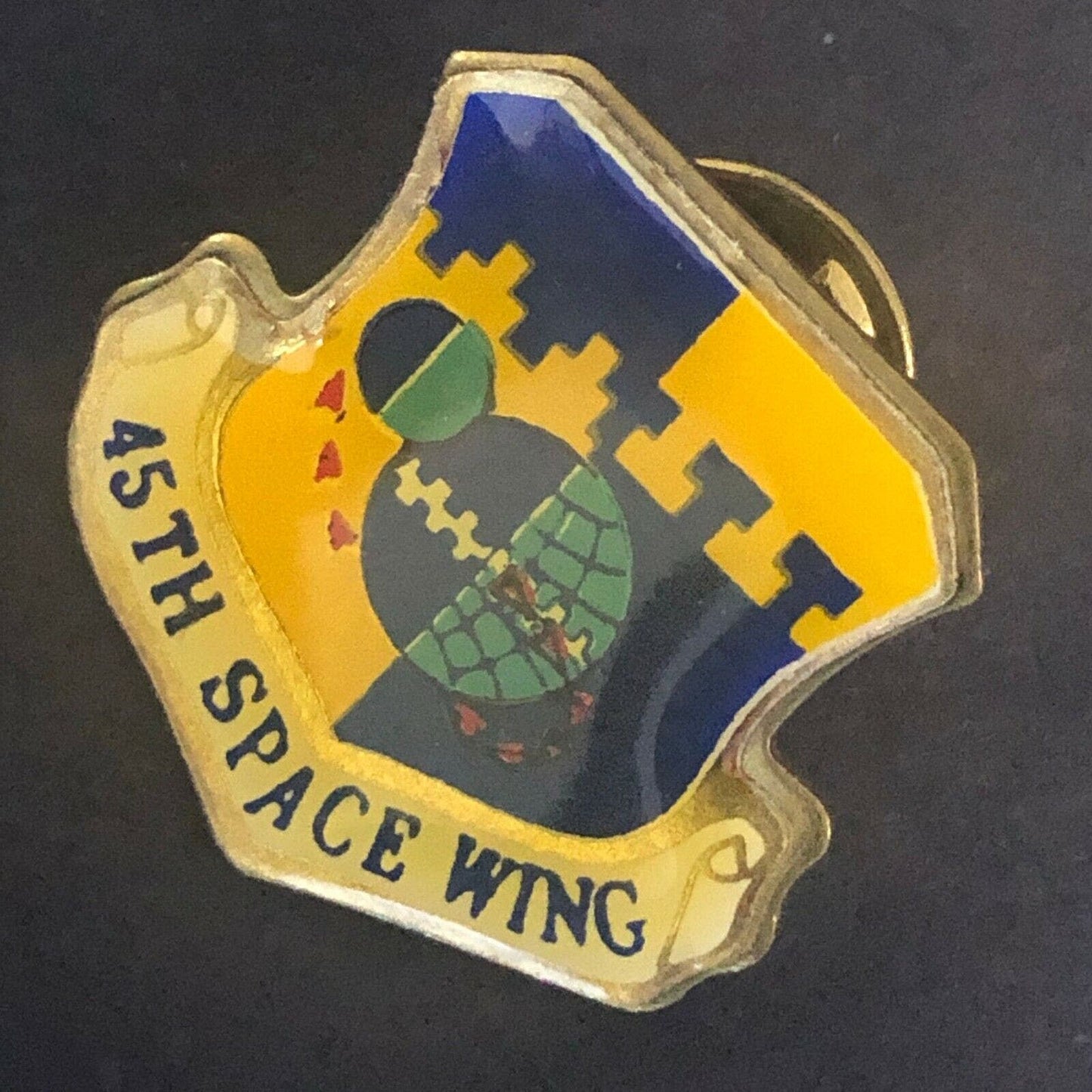 Official NASA USSF 45th Space Wing (Space Launch Delta 45) Lapel Pin VGC NOS