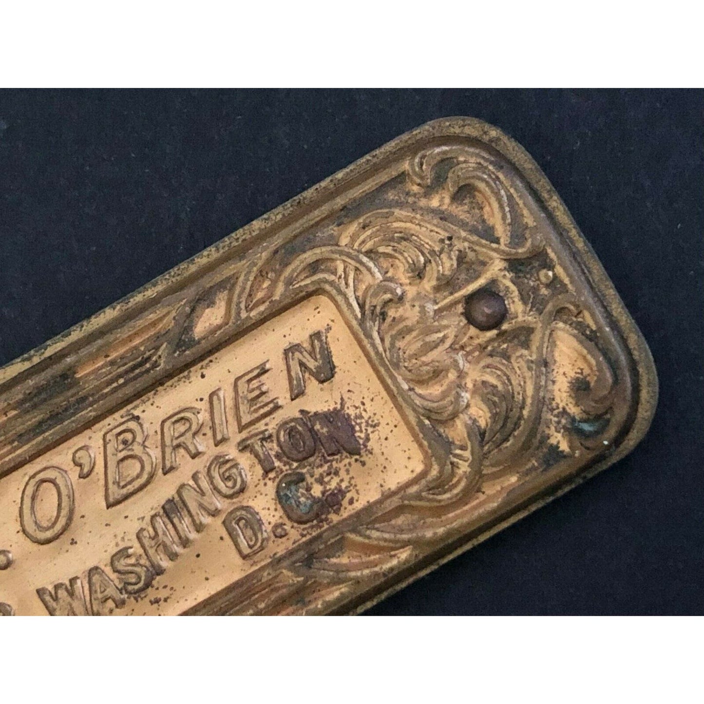 c1920's-30's 8.5" "Clarence A. O'Brien" Trade Mark Washington DC Letter Opener