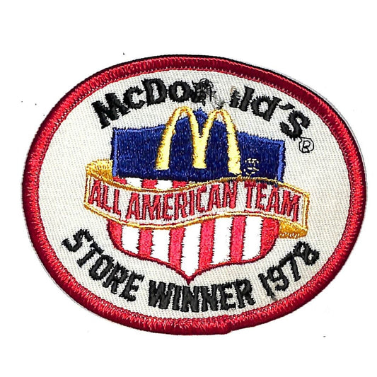 McDonald's All American Team Store Winner 1978 Vintage Embroidered Patch
