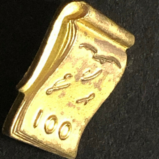 Book Page "100" (Words Per Minute - Shorthand) Award Lapel Pin 13mm