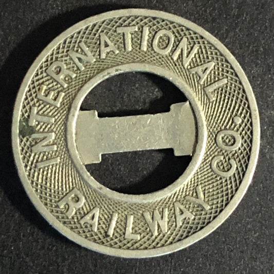 International Railway Co. (Kenmore, NY) WM 10¢ Transit Token 22.6mm - Scarce