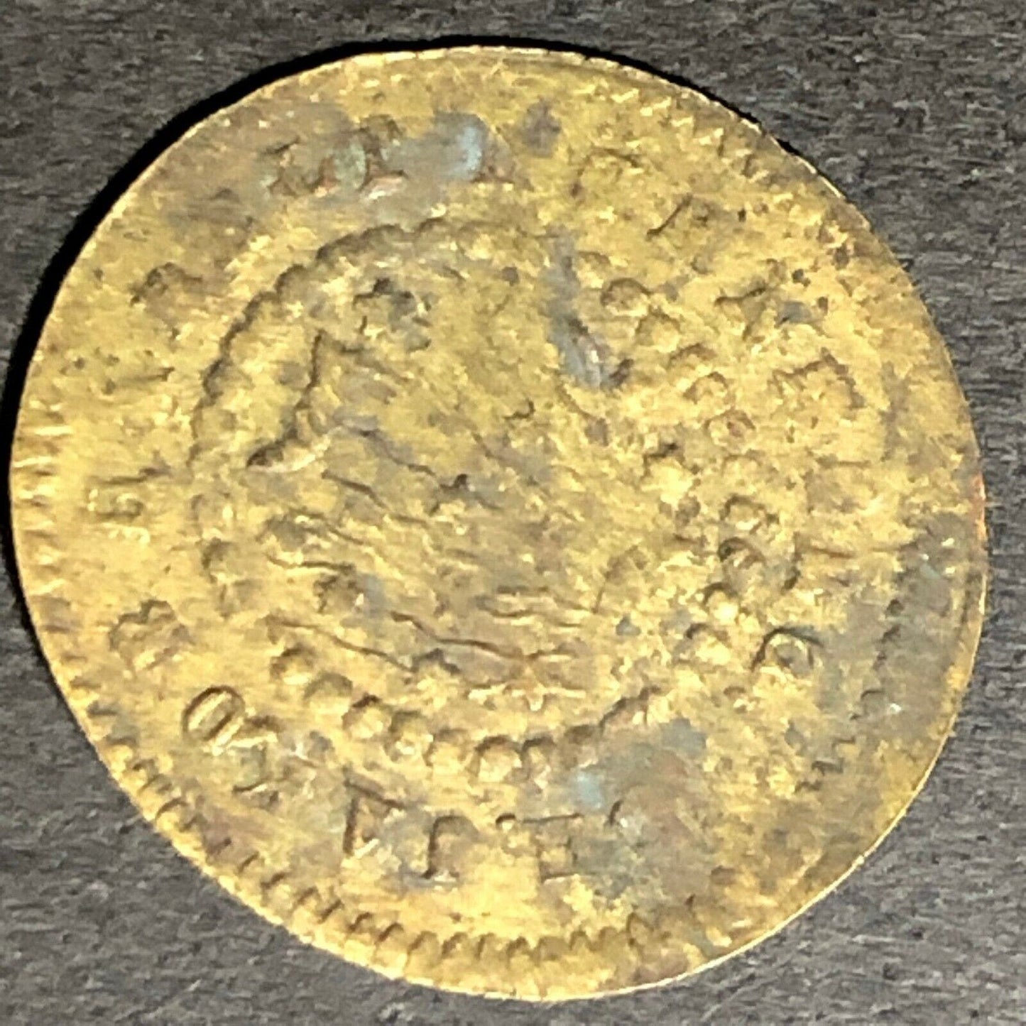 c1855-67 19mm Attrib. to Habelt - German Jeton / Counter / Token - Ben Fauver