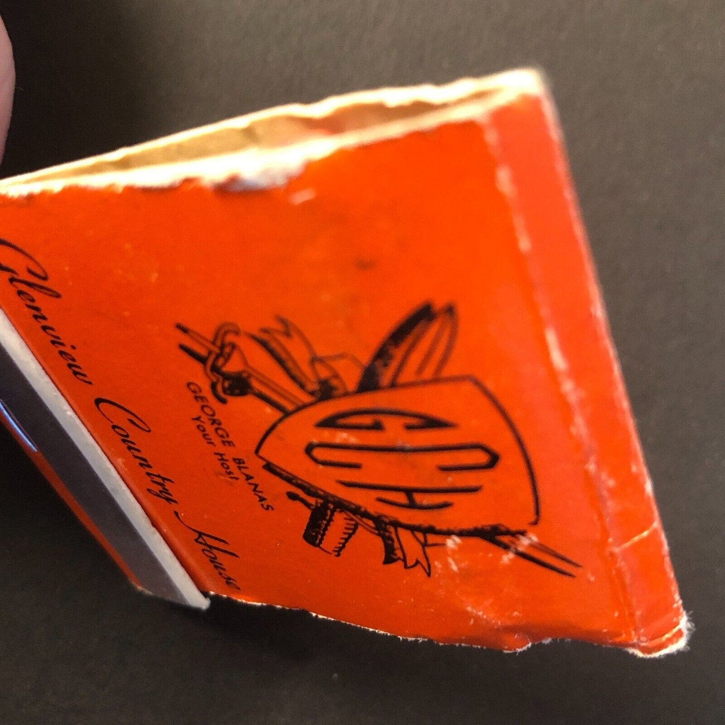 Glenview Country House Vintage Full Matchbook c1960's