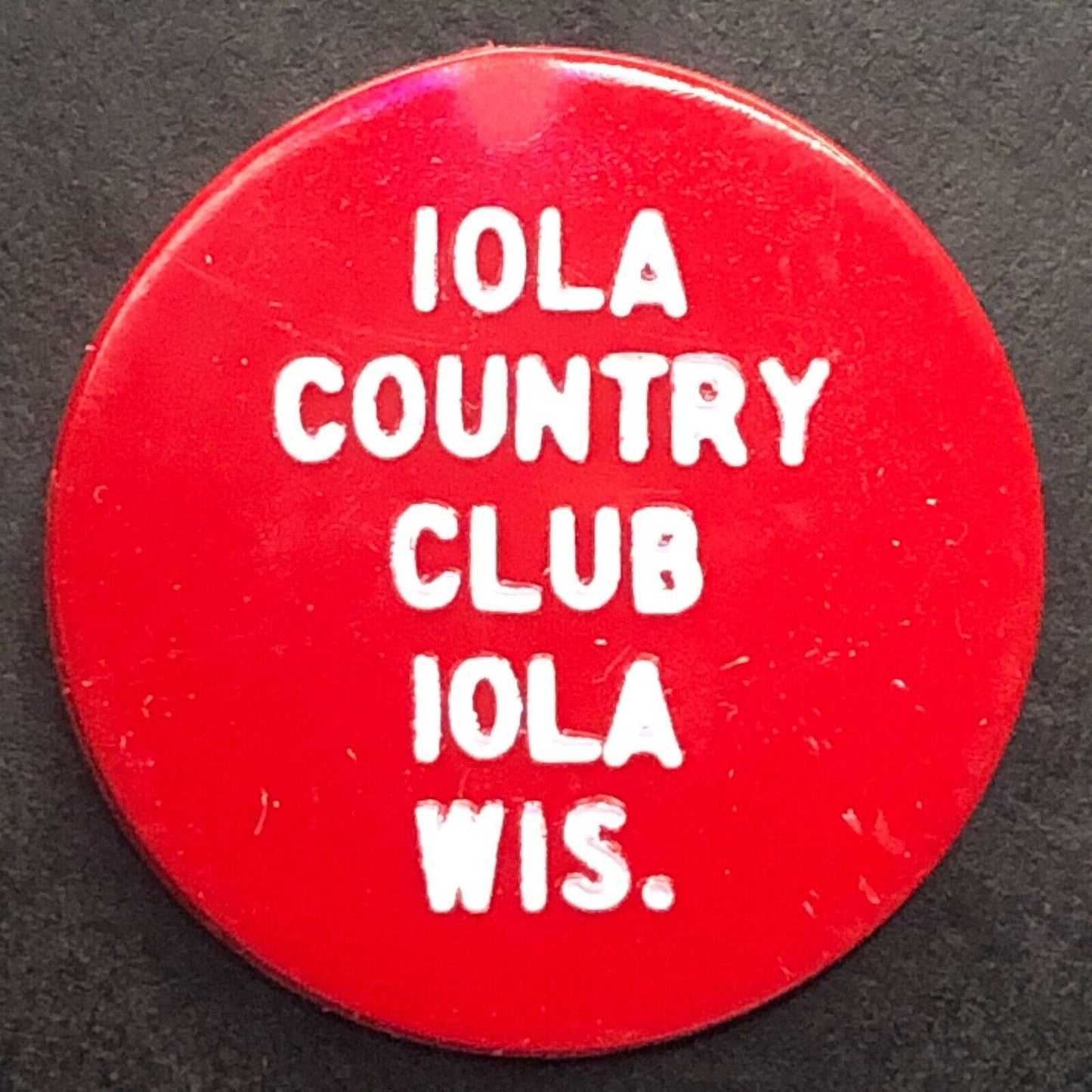 Iola Country Club WI Plastic 25¢ Trade Token 22.4mm c1960's-70's
