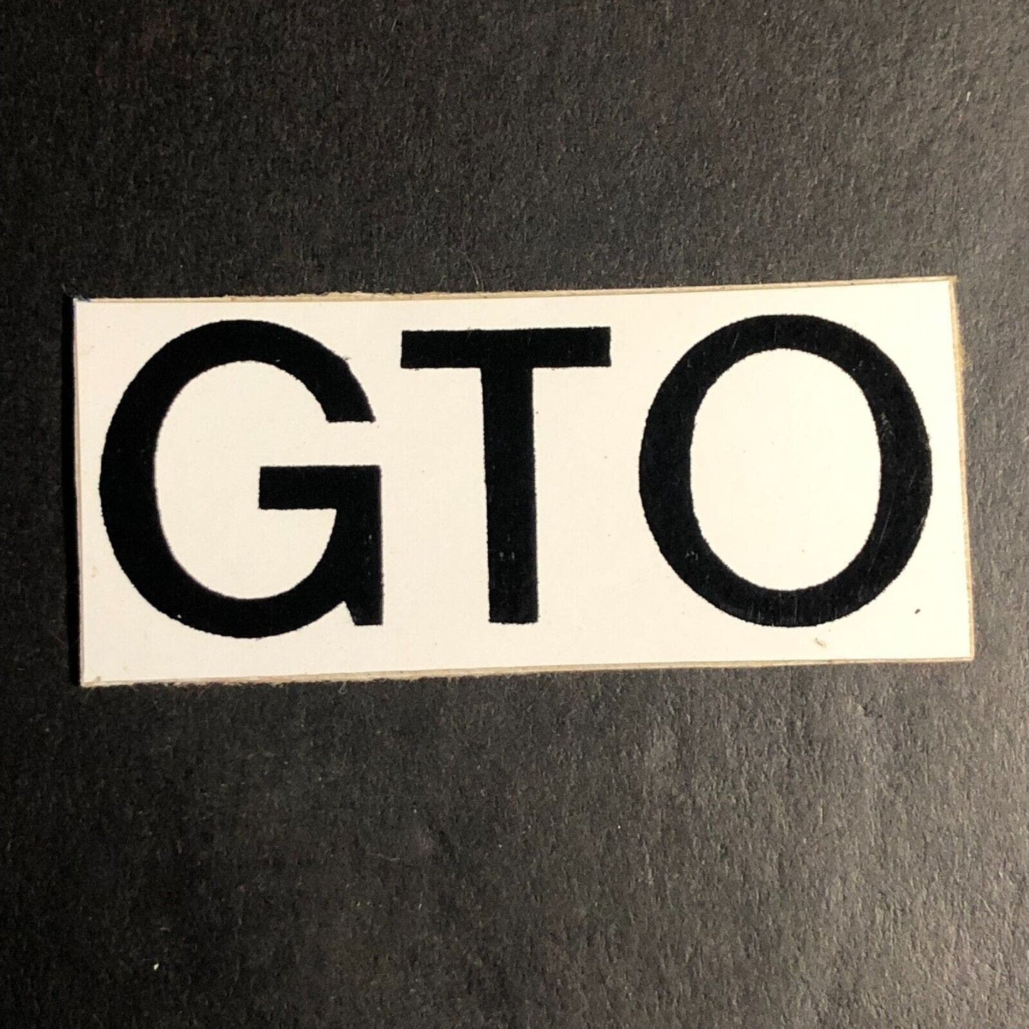 GTO Performance Auto Racing Sticker 3/4" x 1 5/8" c1970