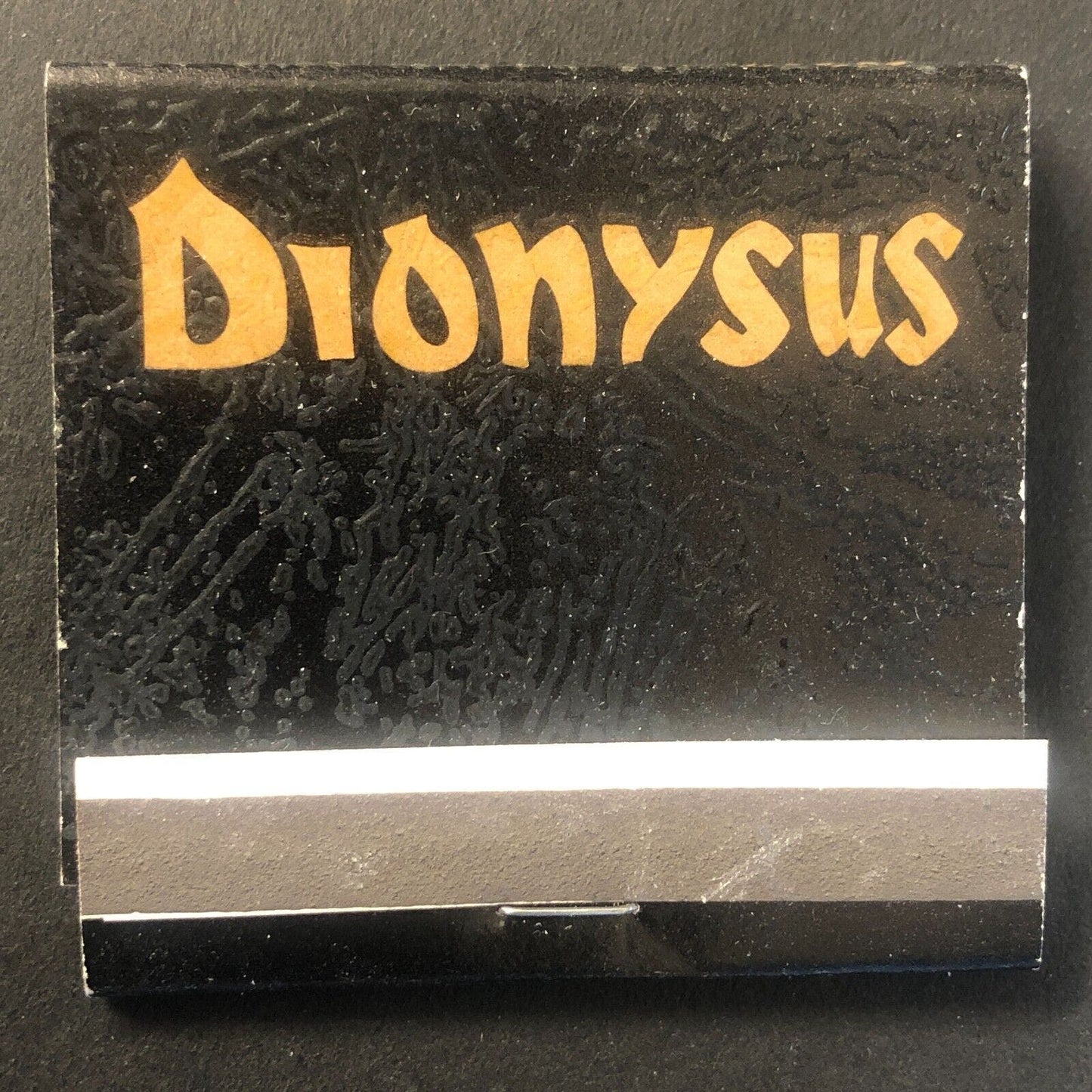 Dionysus Greek Restaurant Glenview, IL Full Vintage Matchbook c1967-73 VGC