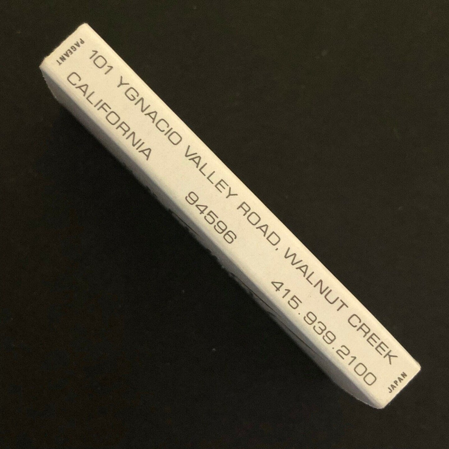 c1980's Wooden Matchbox Matchbook - Spiedini Restaurant Walnut Creek, CA