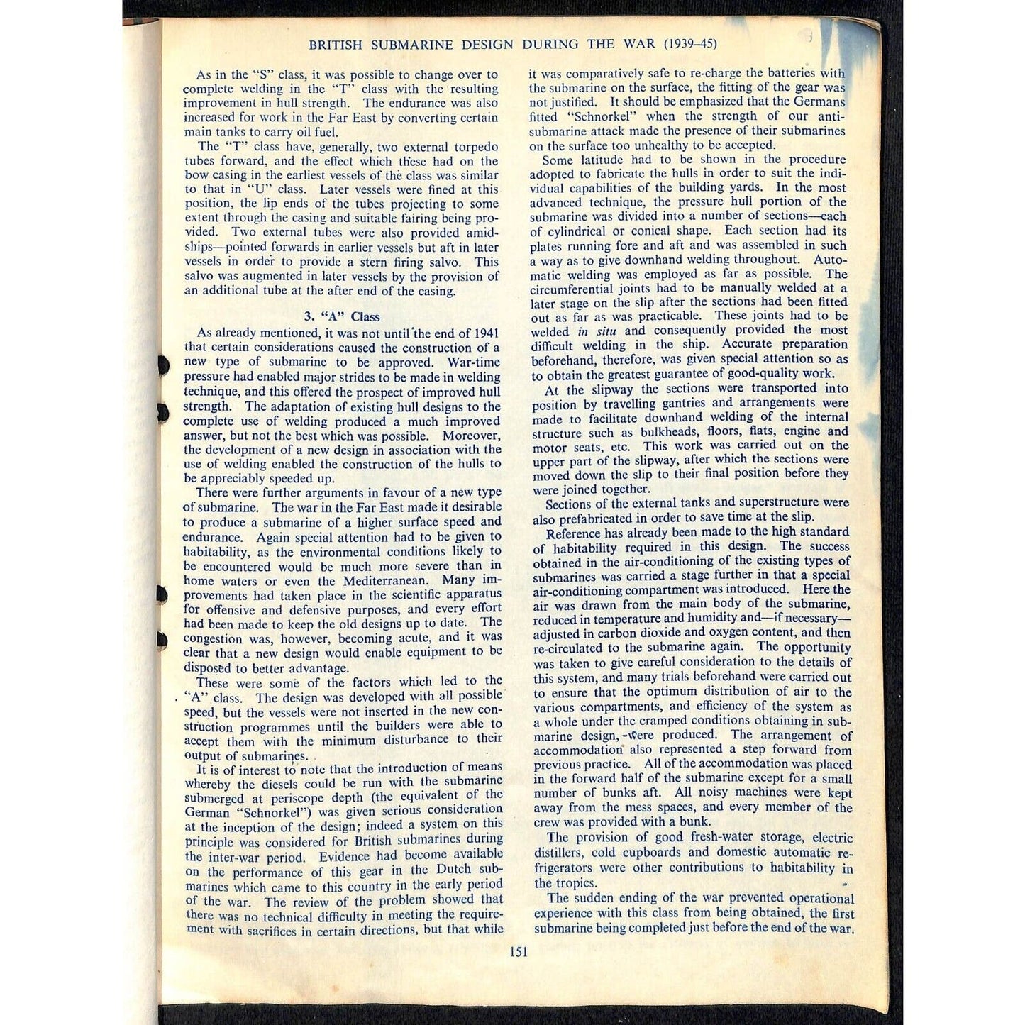 1947 Quarterly Transactions of the Institution of Naval Architects 14p Submarine