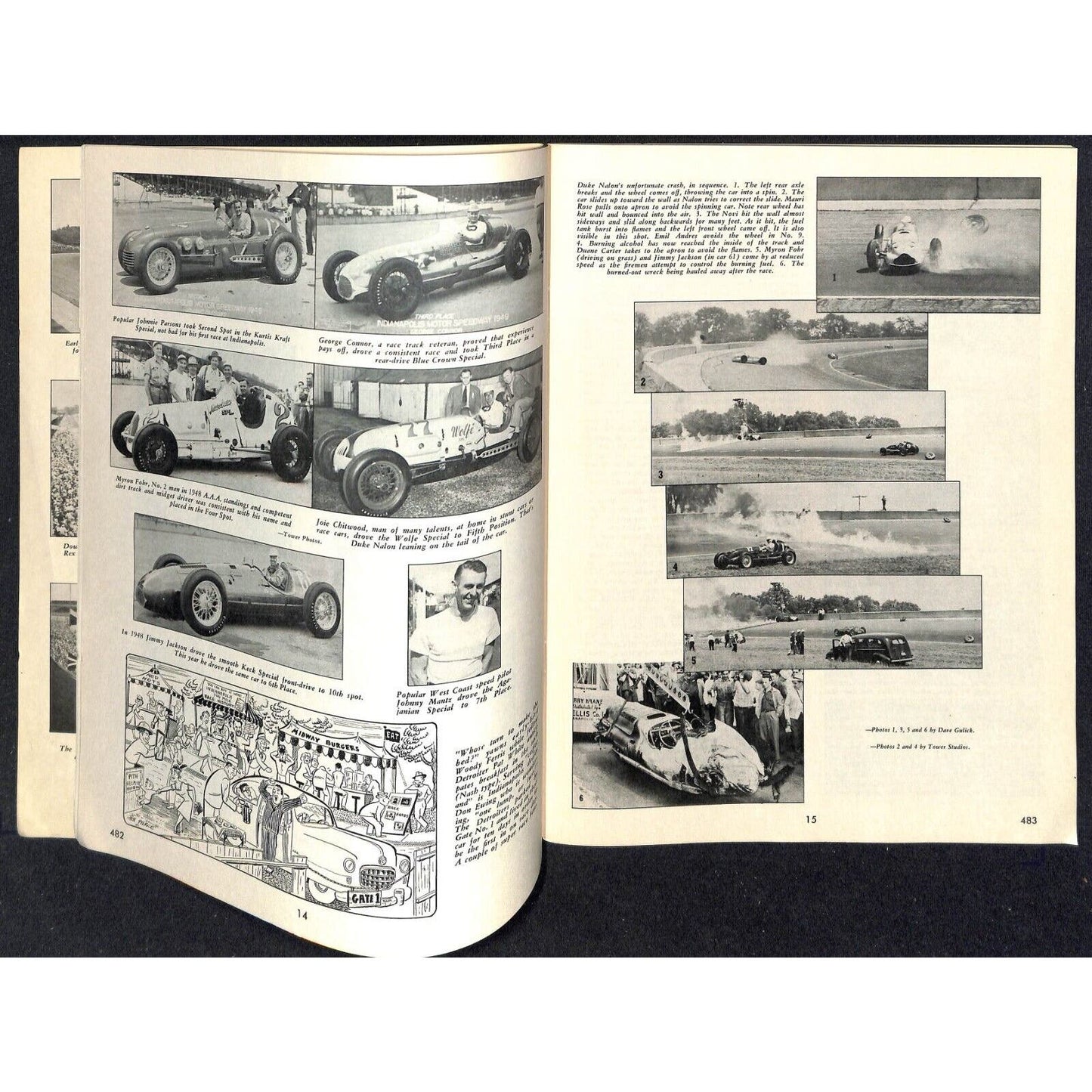 1949 Indy 500 Floyd Clymer's Indianapolis 500 Mile Yearbook IMS 64pp. VGC