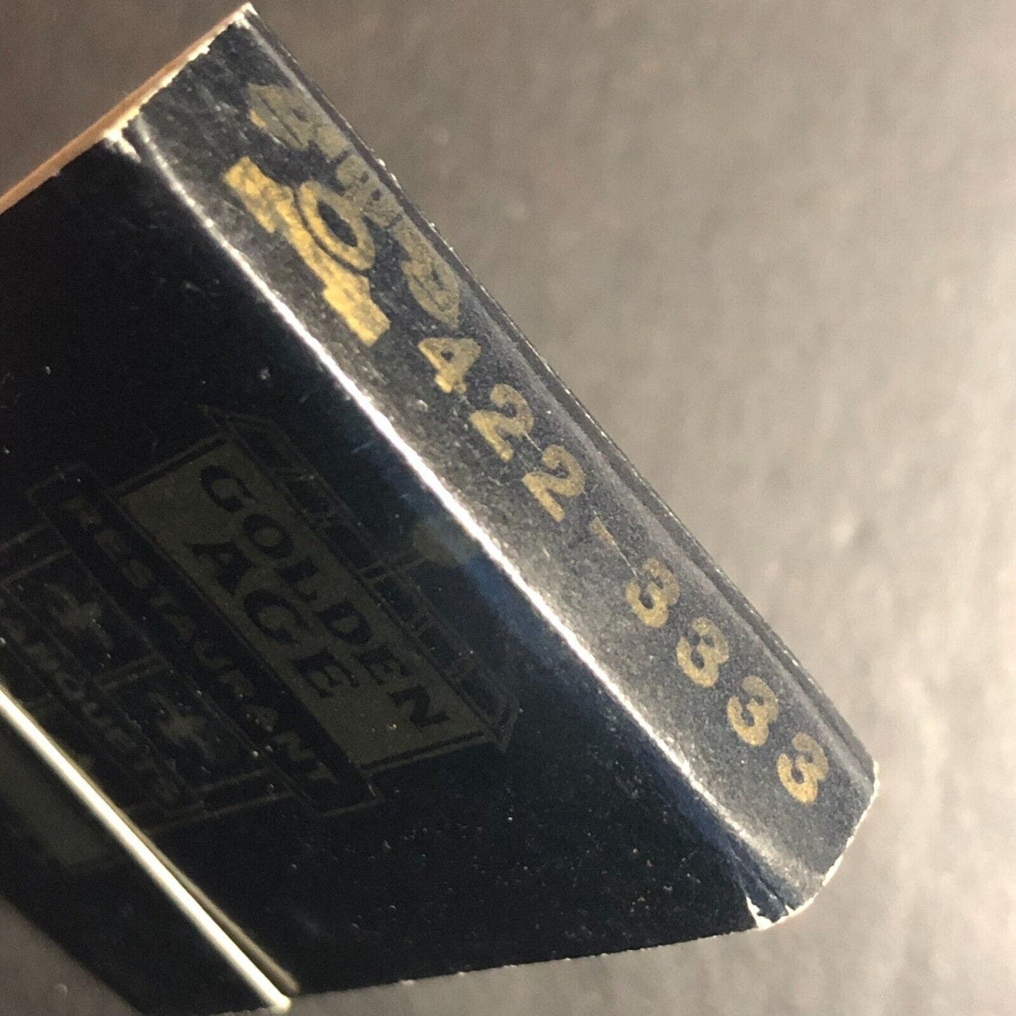 Golden Age Restaurant Oak Lawn, IL Full Matchbook c1974-84