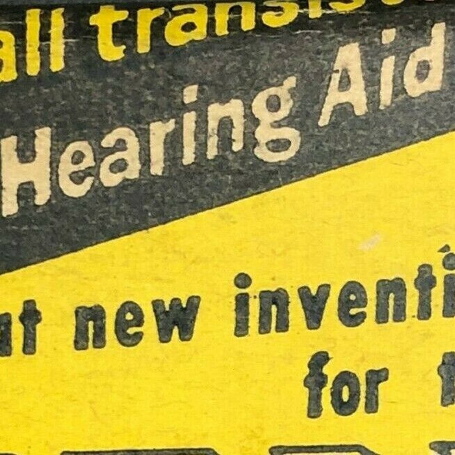 1950's-60's Full Matchbook "Beltone Hearing Aid" "Great Invention for the Deaf"