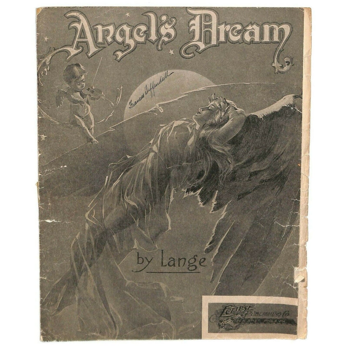 Vintage c1920 Sheet Music "Angle's Dream"