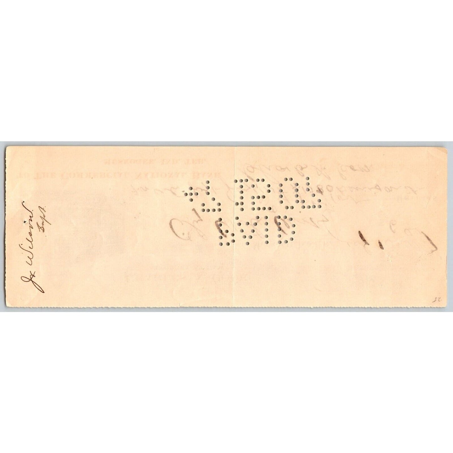 Muskogee, OK 1907 Indian Territory Charles A. Cook Attorney Bank Check Scarce