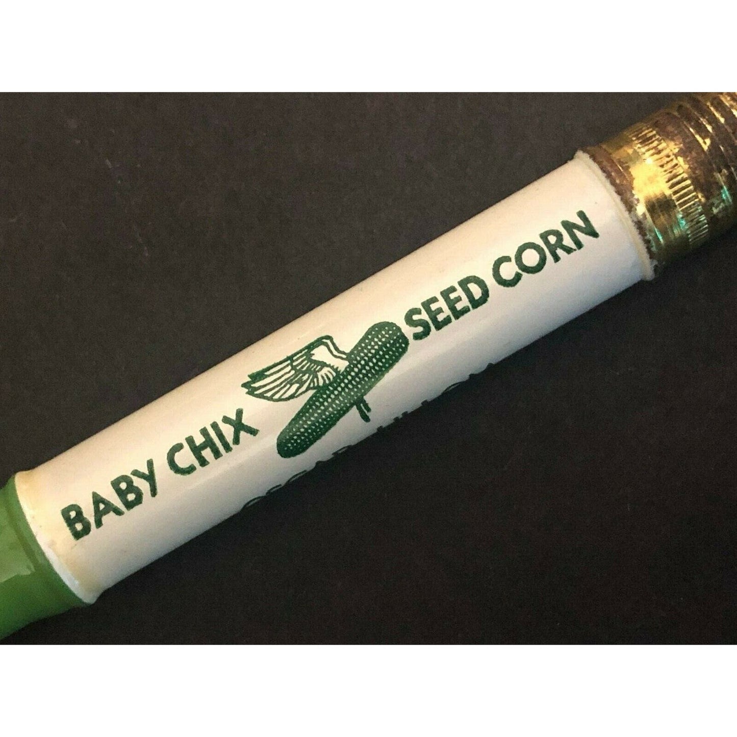 c1930's40's "Baby Chix Seed Oscar Ullom Greenville OH" Advertising Bullet Pencil