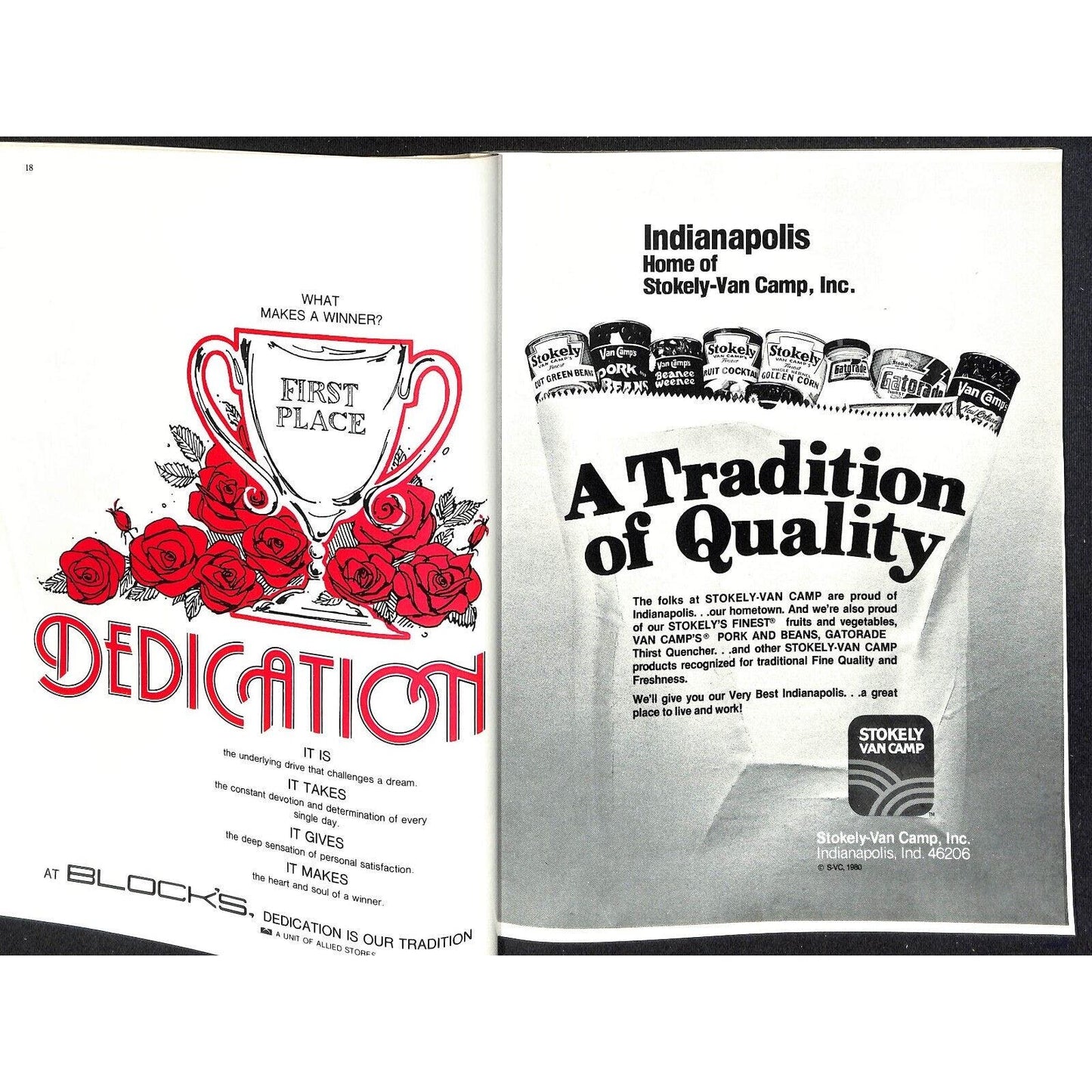 1981 "500" Festival Program +142pp - Indianapolis INDY 500 Many Local Ads - VGC