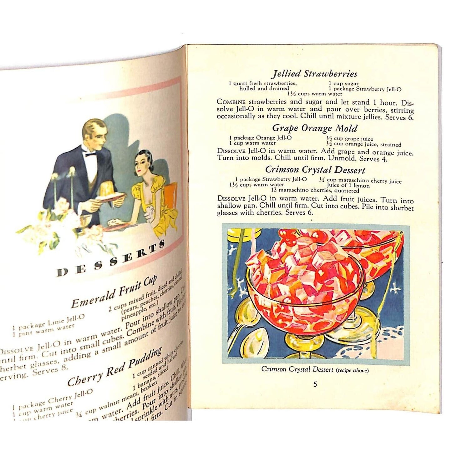 Jell-O Recipe Booklet "..Without Boiling Water! "48 New Recipes" c1932 23pp.