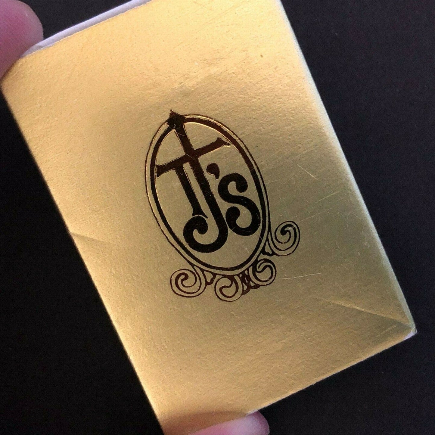 c1970's-80's Wooden Matchbox Matchbook "Jefferson Sheraton" Richmond Lemaire