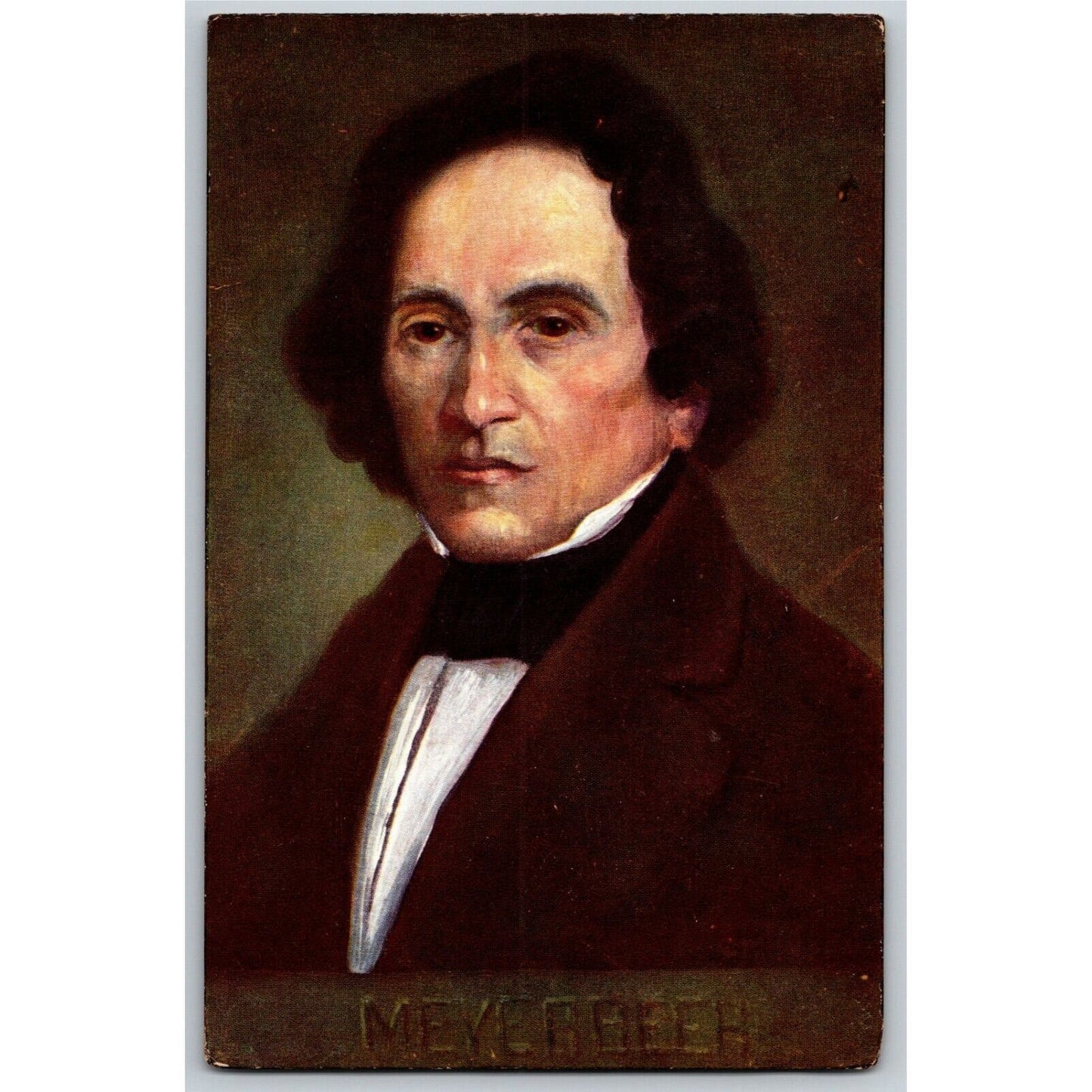 Vintage c1910's-20's Postcard - Composer Giacomo Meyerbeer