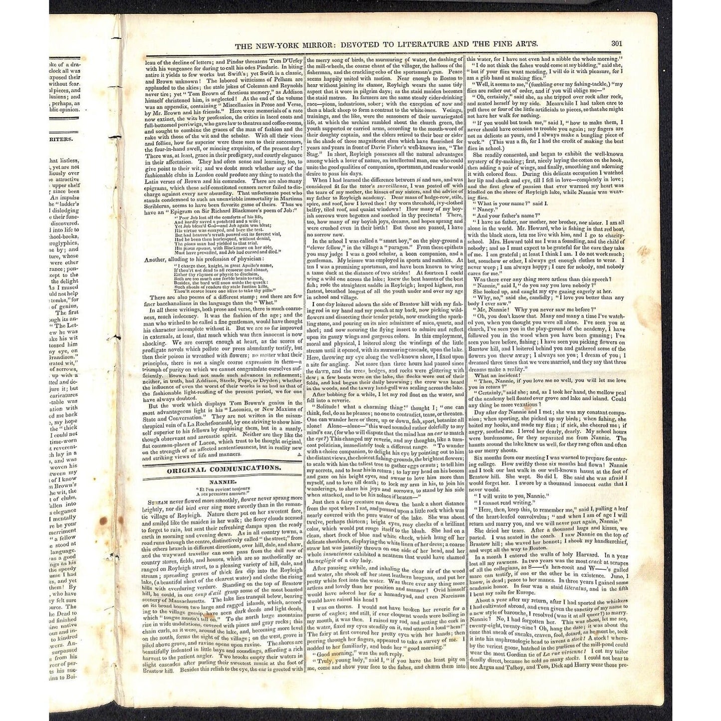 New-York Mirror Weekly Journal Literature Fine Arts Newspaper 3/24/32 8pp