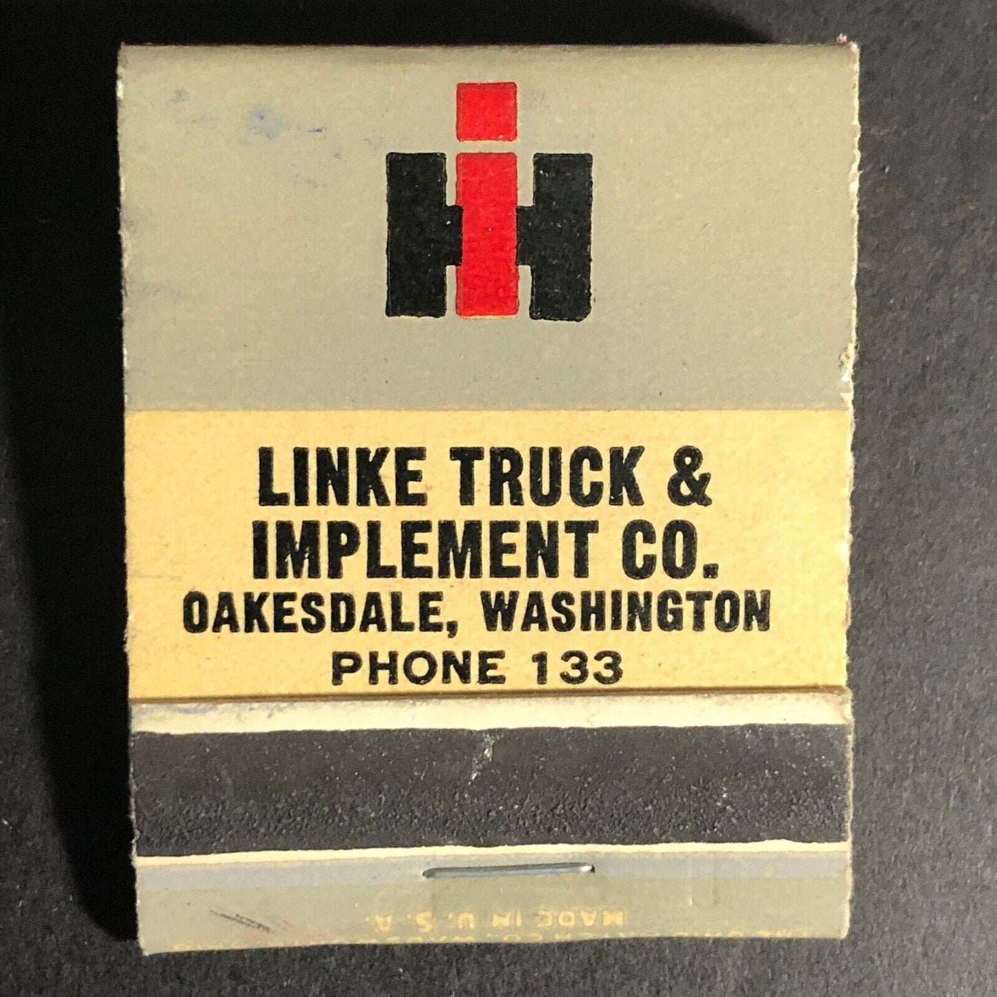 Linke Truck & Implement International Harvester Dakesdale, WA c1950's 20-Strike