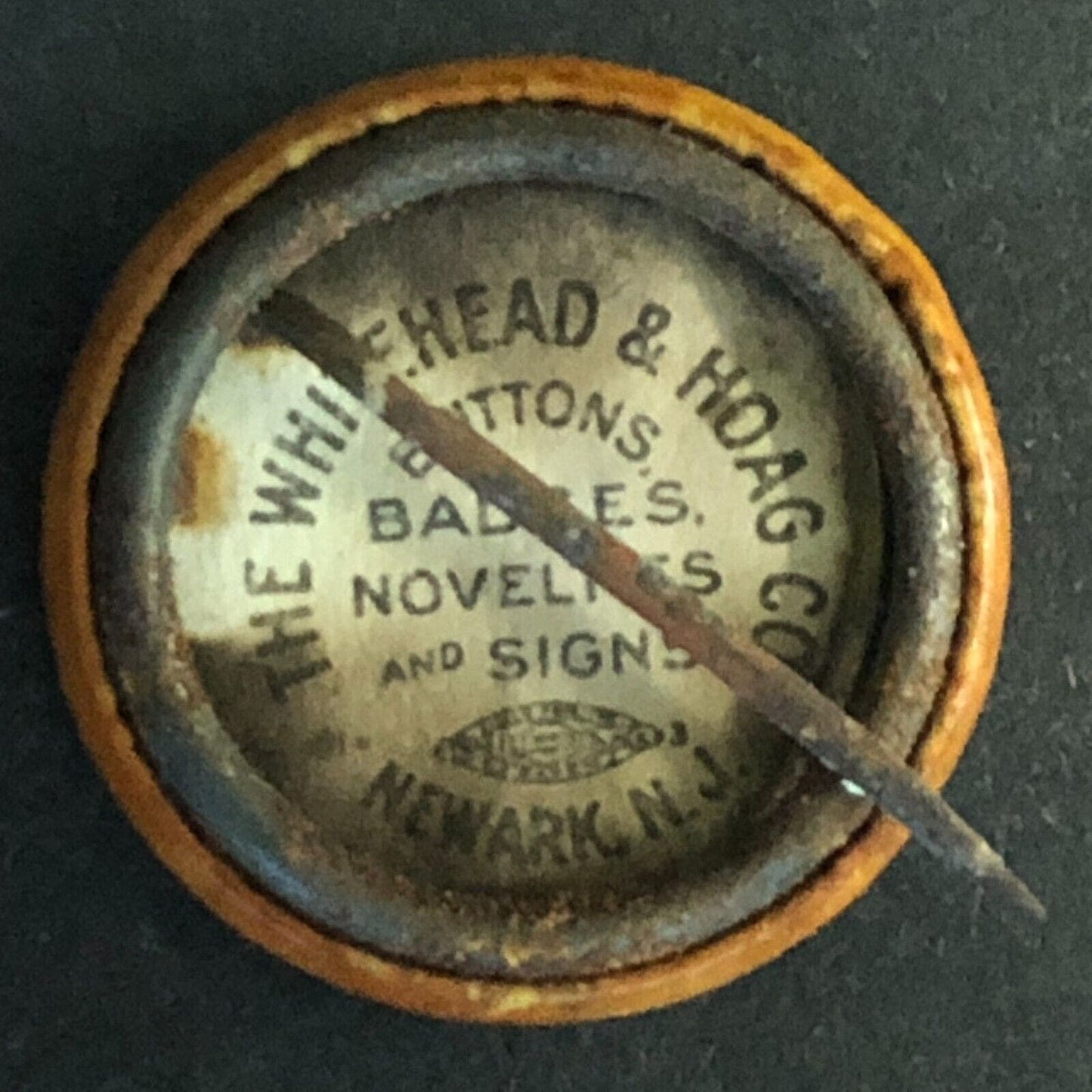 Red Cross Middlesex Hospital (CT?) 1920 Steel Pinback Celluloid Button Scarce