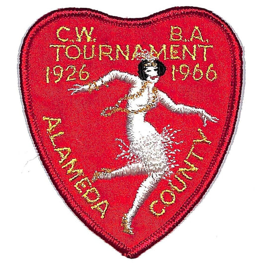 Alameda County 1966 Tournament C.W.B.A. Embroidered Bowling Patch