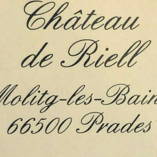 c1970's-80's Wooden Matchbox Matchbook "Chateau de Riell"
