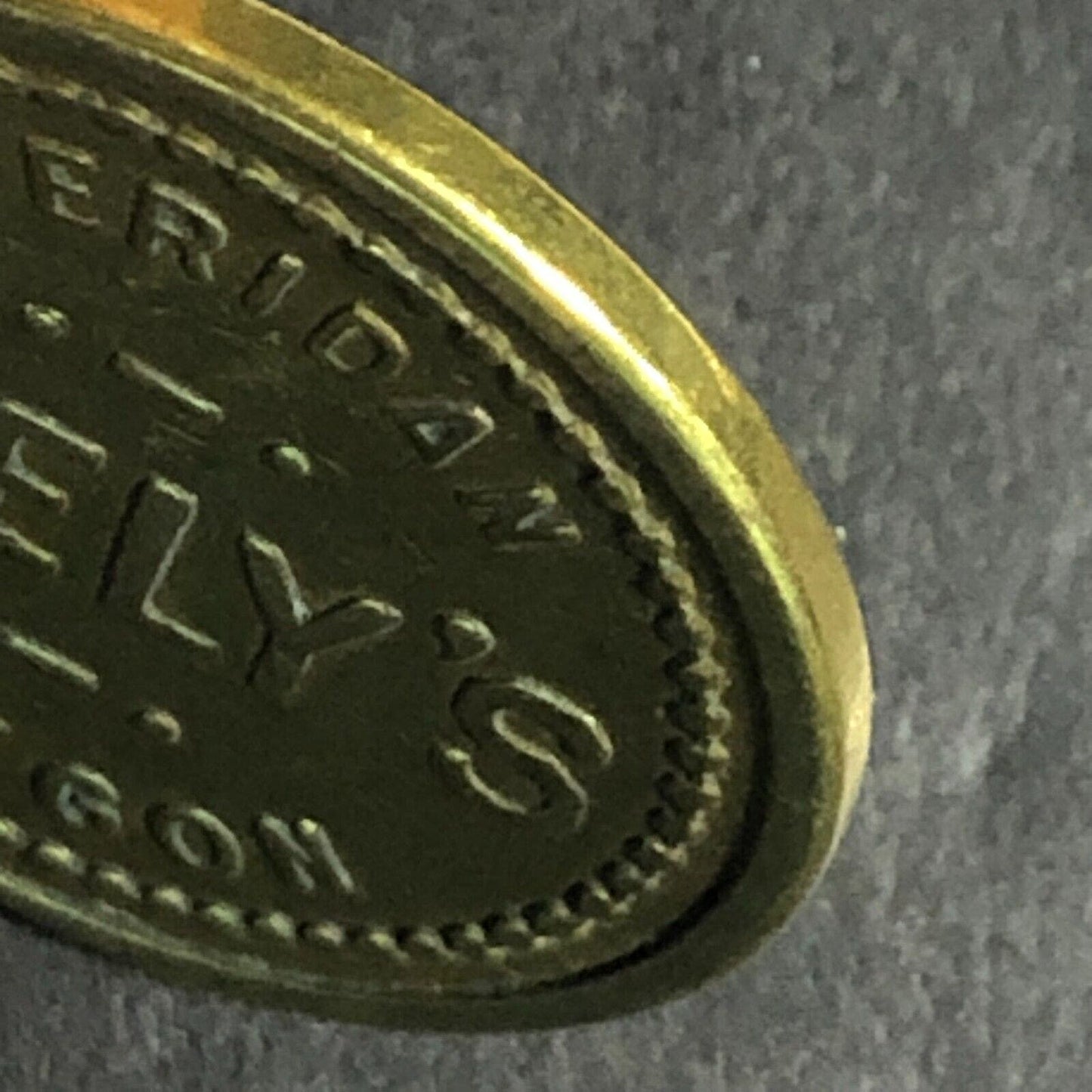 Neely's Sheridan Oregon Brass G/F 5c Trade Token 21.12mm