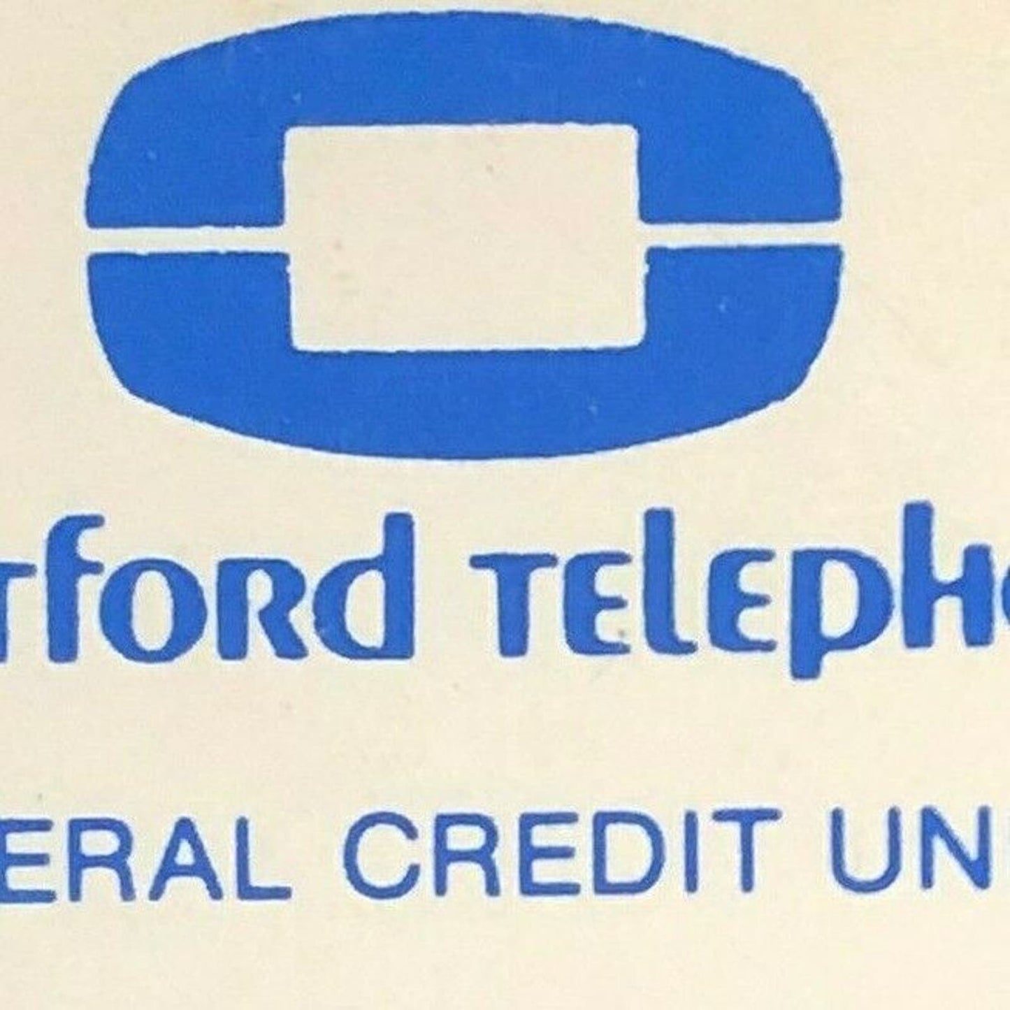 70's-80's Full Matchbook "Hartford Telephone Federal Credit Union"