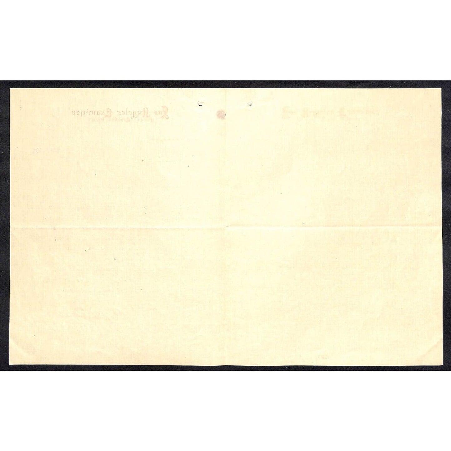 Los Angeles Examiner William Randolph Heart Letterhead R.A. Rowan re: Payment