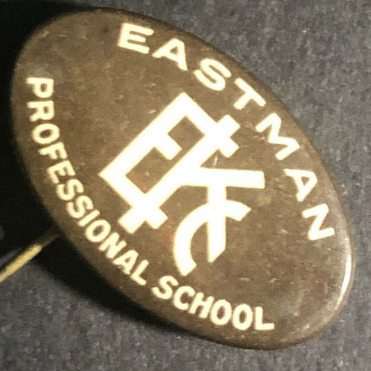 c1910-1920 Eastman (Kodak) Professional School Celluloid Bastian Oval Pinback
