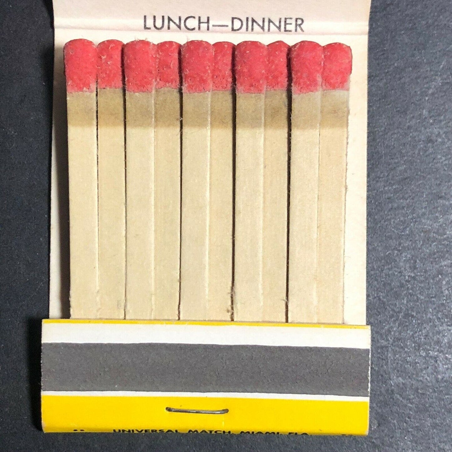 1960's-70's Full Matchbook "Mr. Angus Steak Houses" "This Is No Bum Steer"