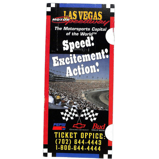 1997 Las Vegas Motor Speedway Schedule / Brochure / Order Form
