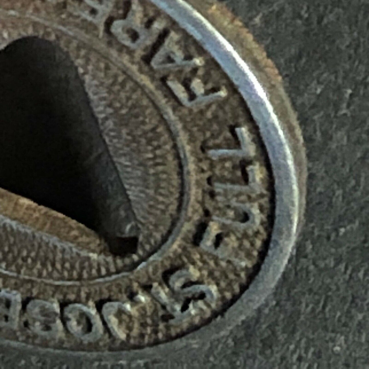 Scarce St. Joseph RY. LT. HT. & PR Co. MO Full Fare Brass Token 16mm - Triangle