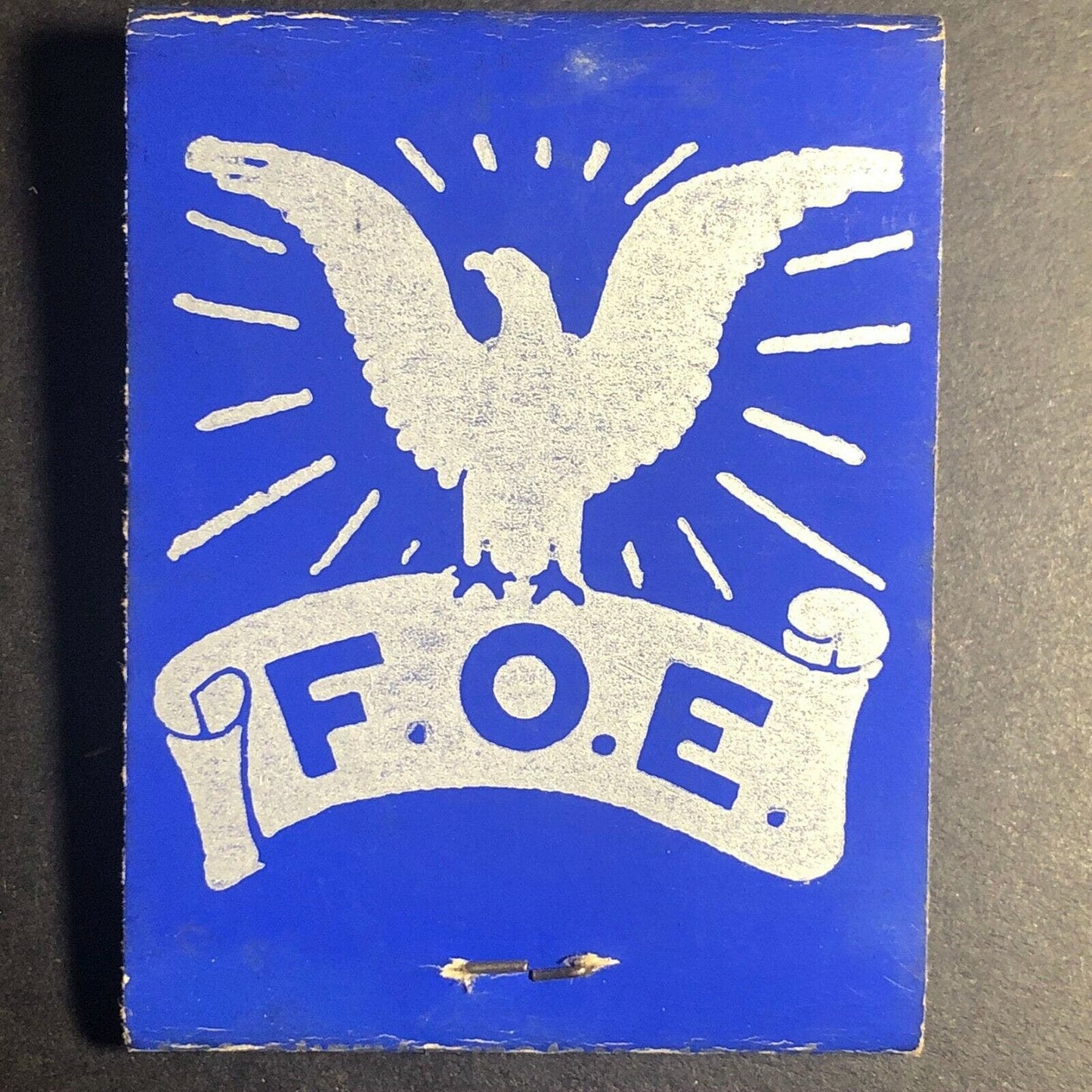 1950's Full Matchbook - F.O.E. 1562 (Fraternal Order of Eagles) Gettysburg, PA