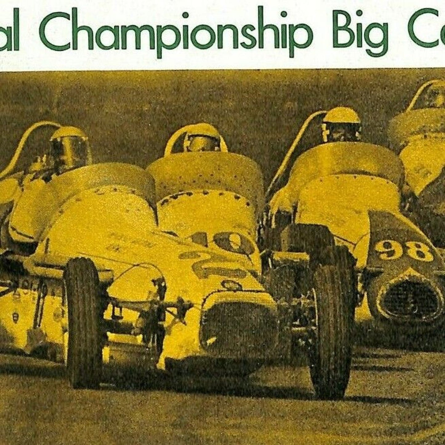 Scarce Sep 2 1969 USAC "Golden State 100" Big Car Auto Racing Program Sacramento