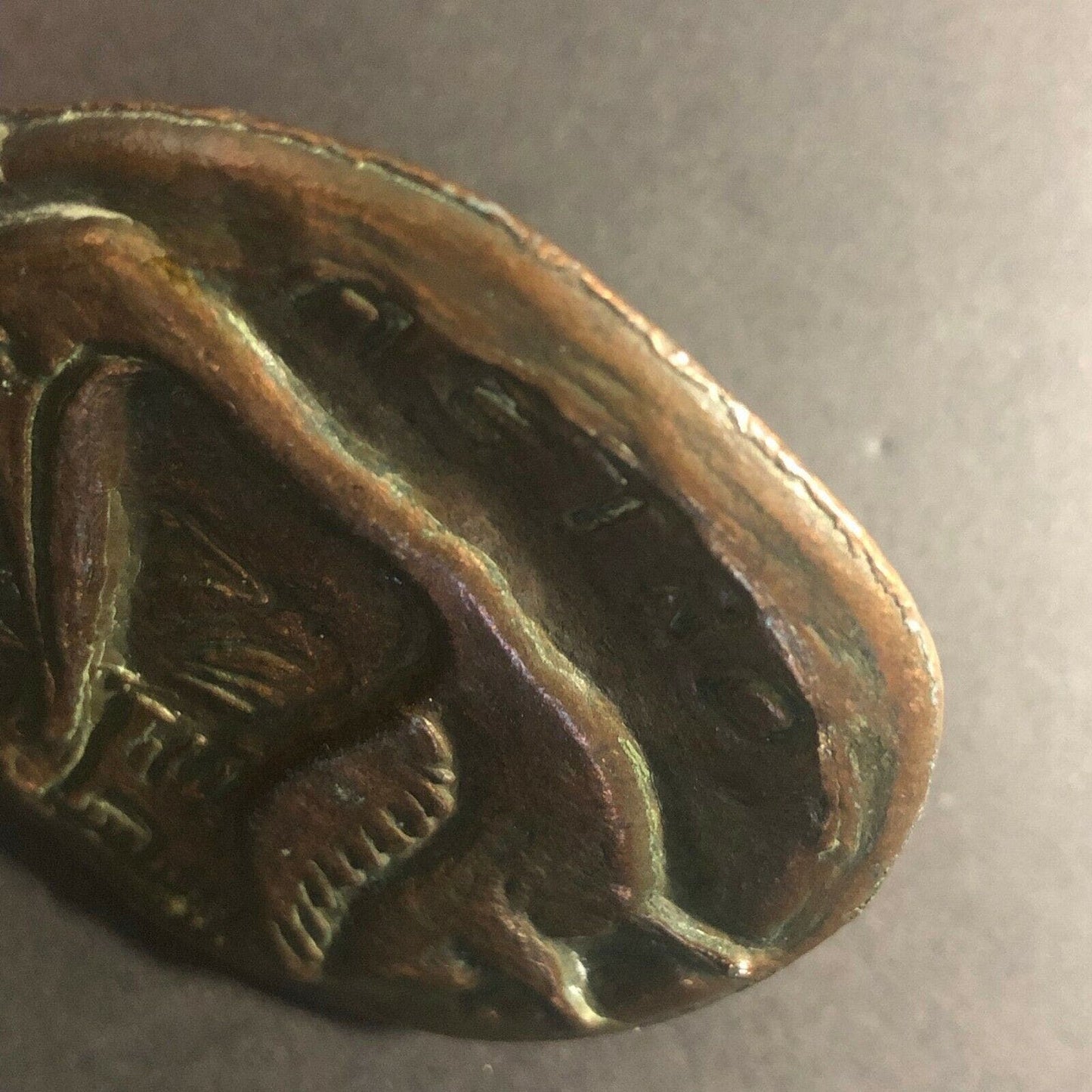 Vintage Beverage Bottle Cap Opener Art "Netros ?" w/ Egret ? Windmill ?