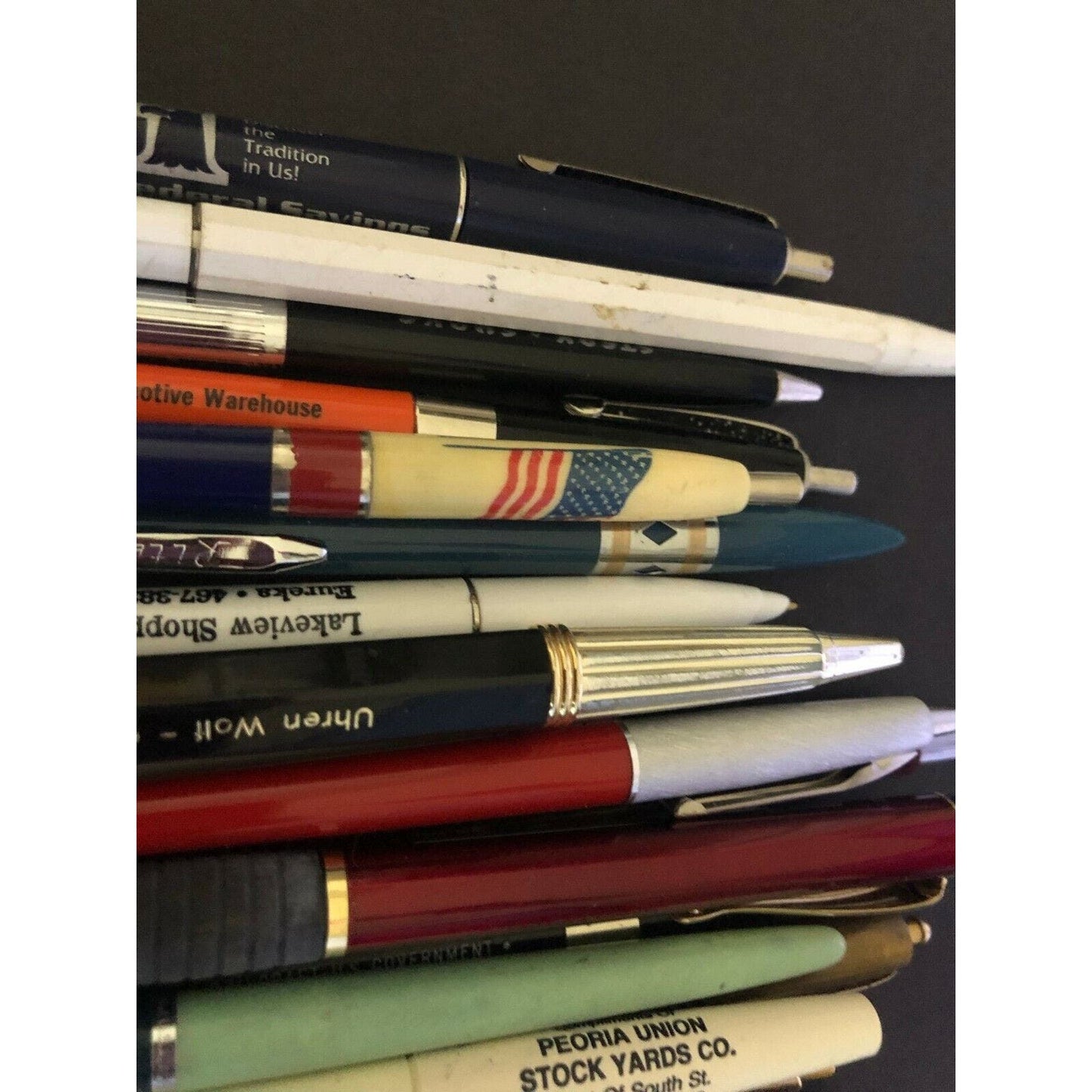 Group of 30 Mostly c1970's-90's Mid-Quality Pens /Markers - Some Advertising