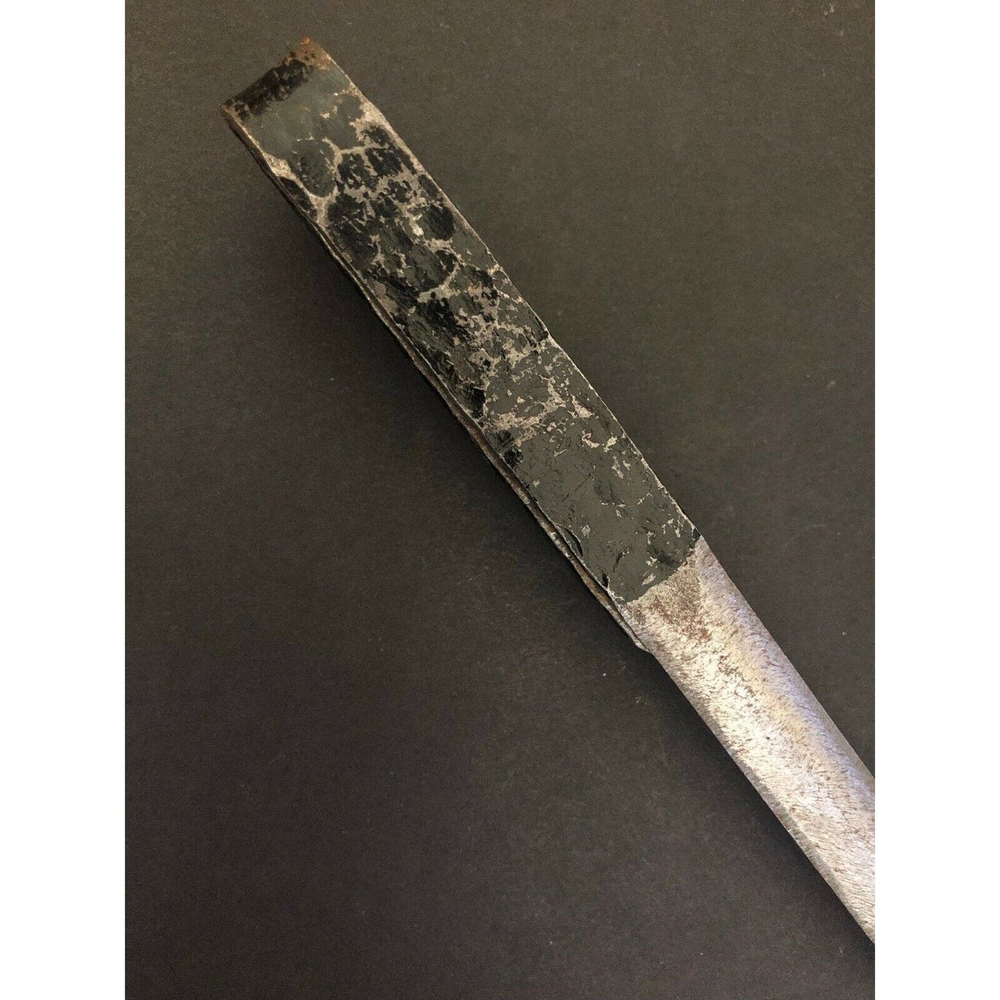Vintage c1930's-40's 10" Painted Hammered "U" Handle Letter Opener