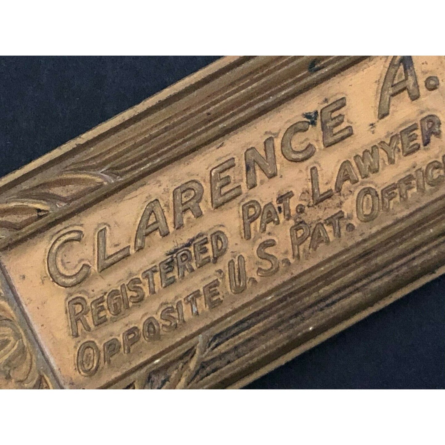 c1920's-30's 8.5" "Clarence A. O'Brien" Trade Mark Washington ADV Letter Opener