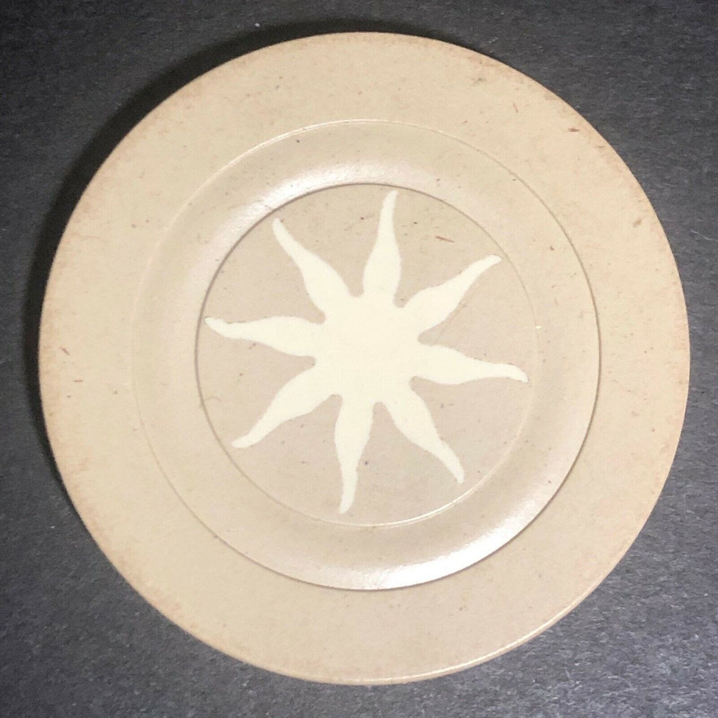 Vintage Monarch Sunburst SBL Clay Poker Chip - Eisenstadt Collection