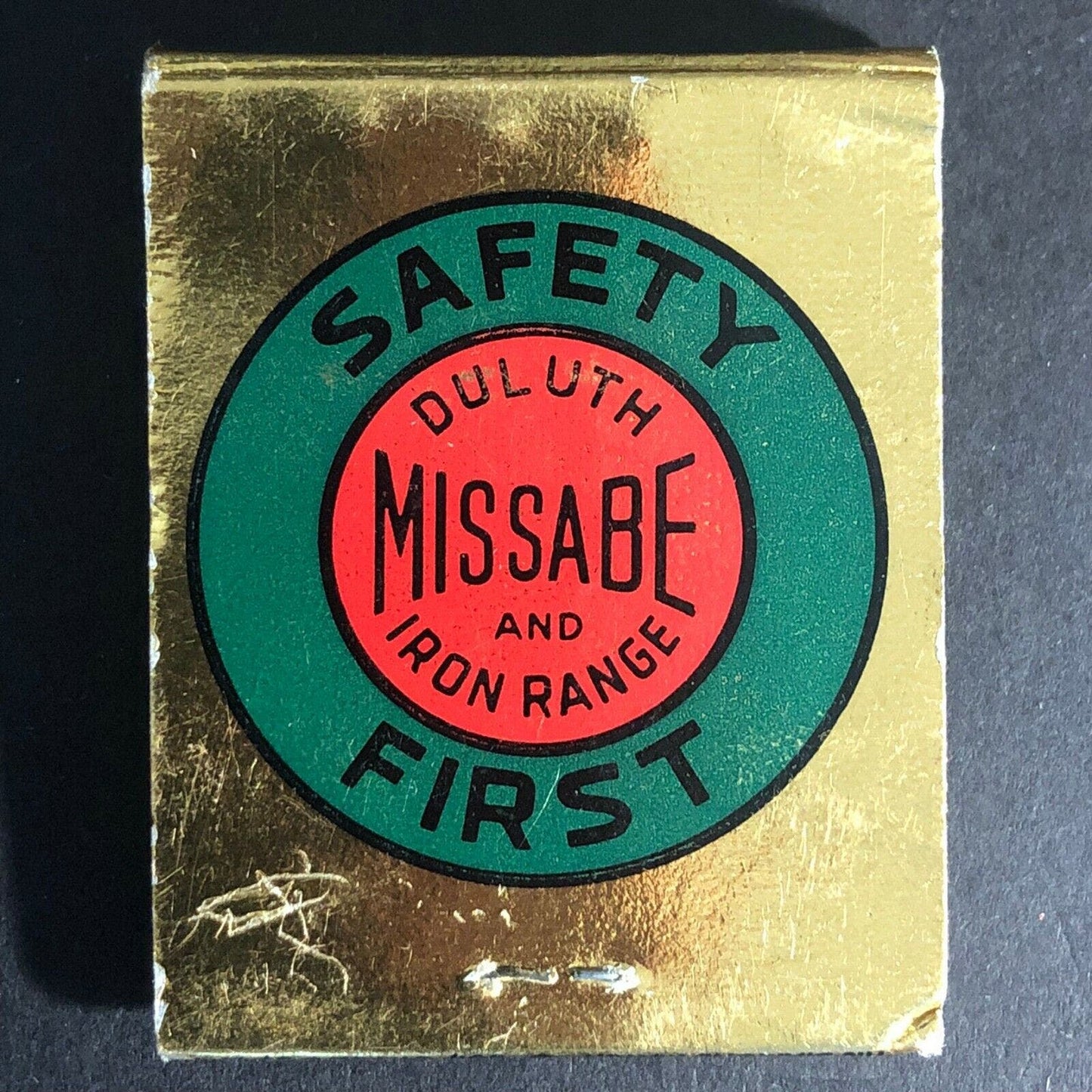 Pair Vintage Duluth Missabe Iron Range Railway Railroad Matchbooks c1960's