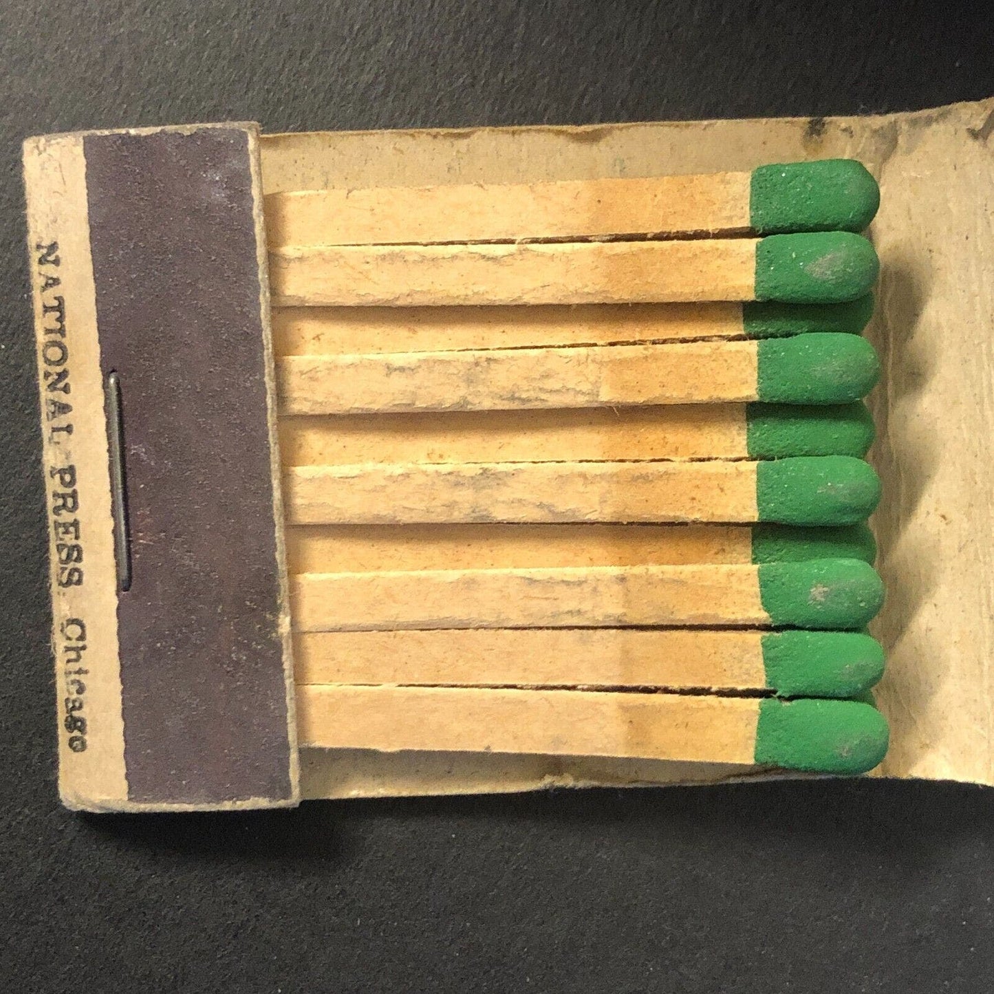 C. Hoyer Barber Shop Chicago Vintage Full Matchbook Girlie c1945-50