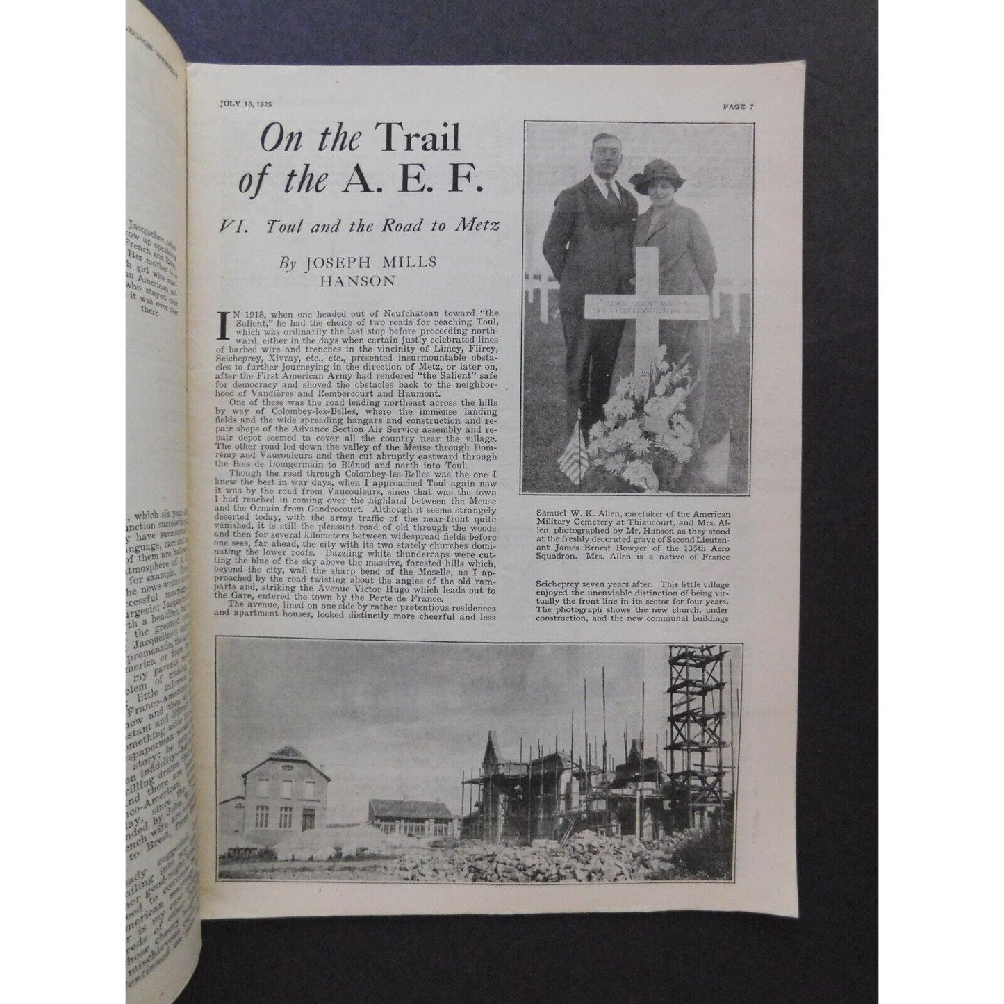 "The American Legion Weekly" July 10 1925 - 22 pgs.