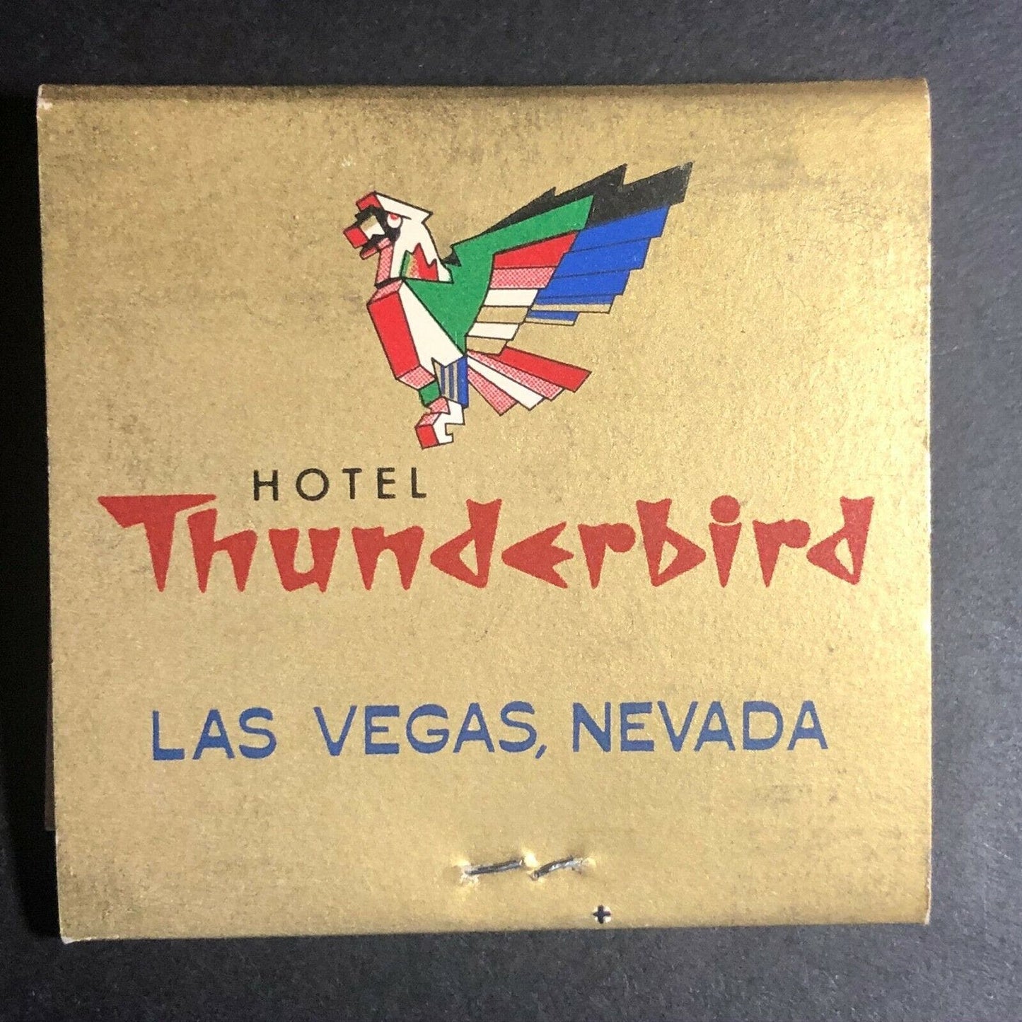 60's-70's Full Matchbook Thunderbird Hotel Casino Las Vegas, NV