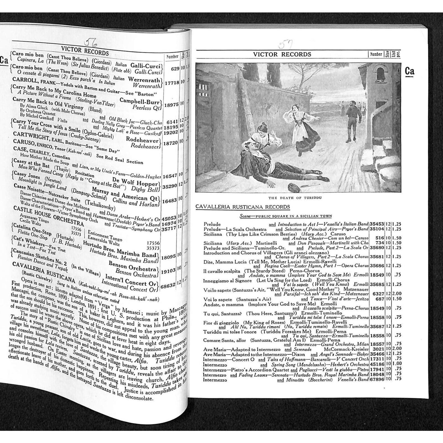 1925 Catalogue of Victor Records Talking Machine 200+pp w/ Red Seal Section